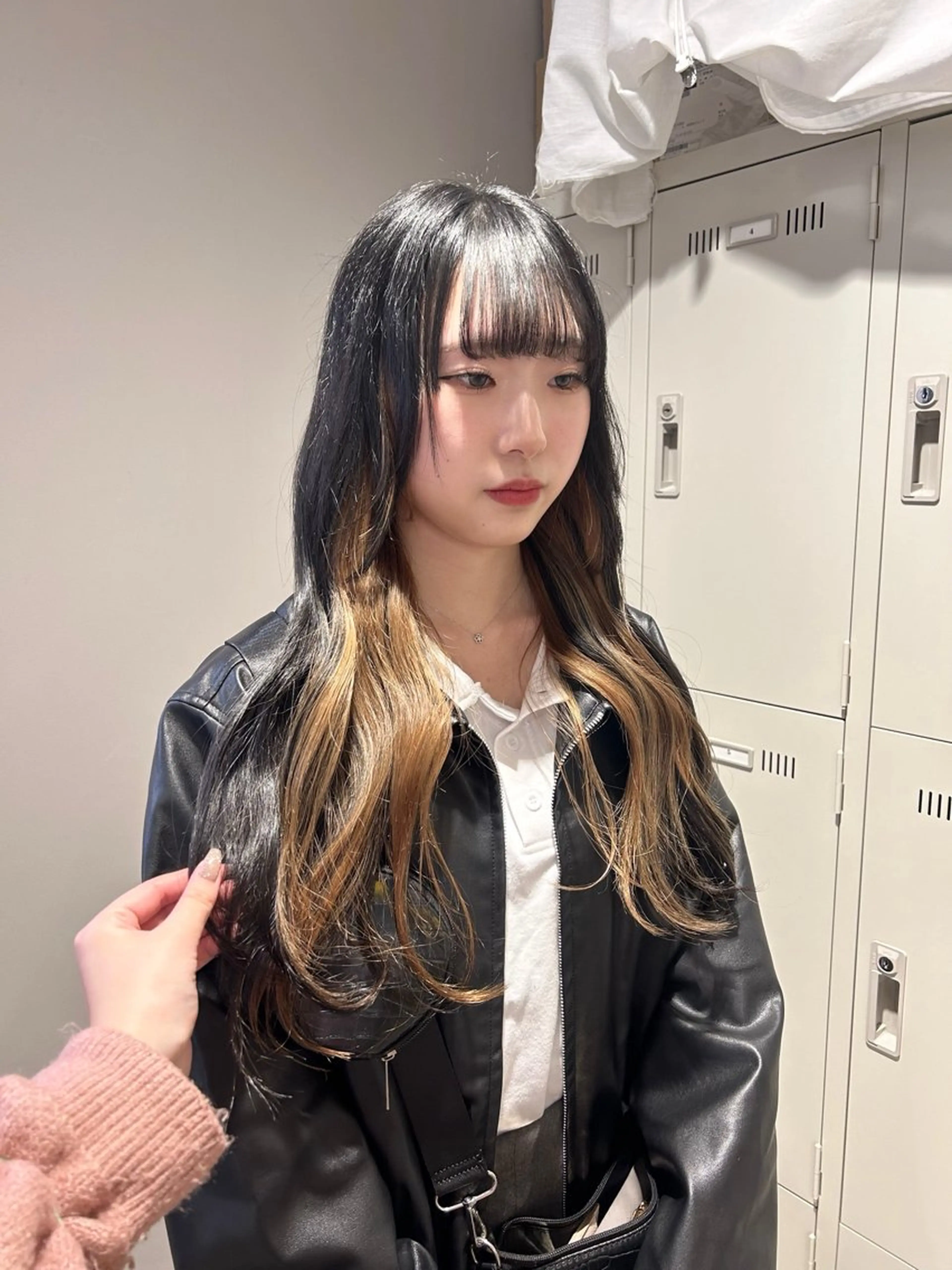 カラー 透明感ベージュ🤎 ナチュラルレイヤーのヘアスタイル