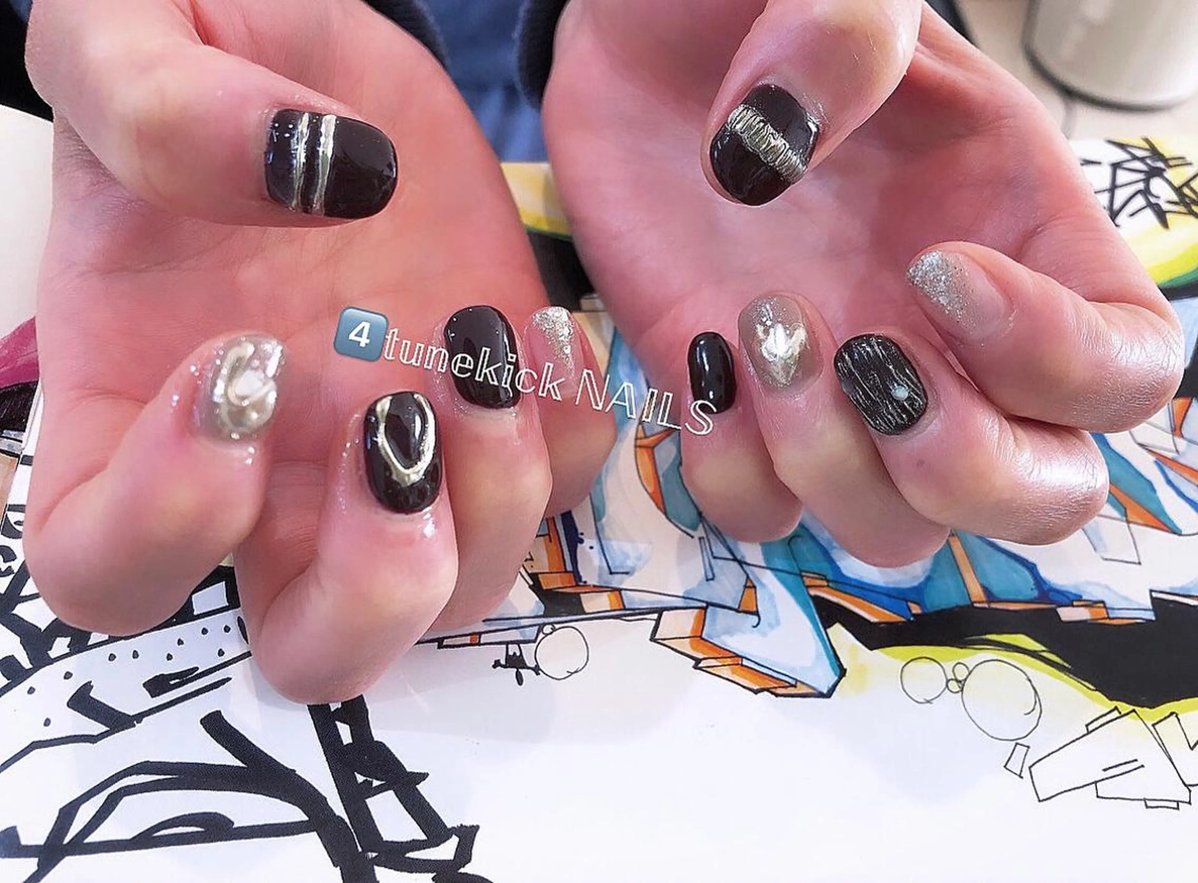 ネイル 4tunekick NAILS(フォーチュンキックネイルズ)所属・光森 淳子のネイルデザイン