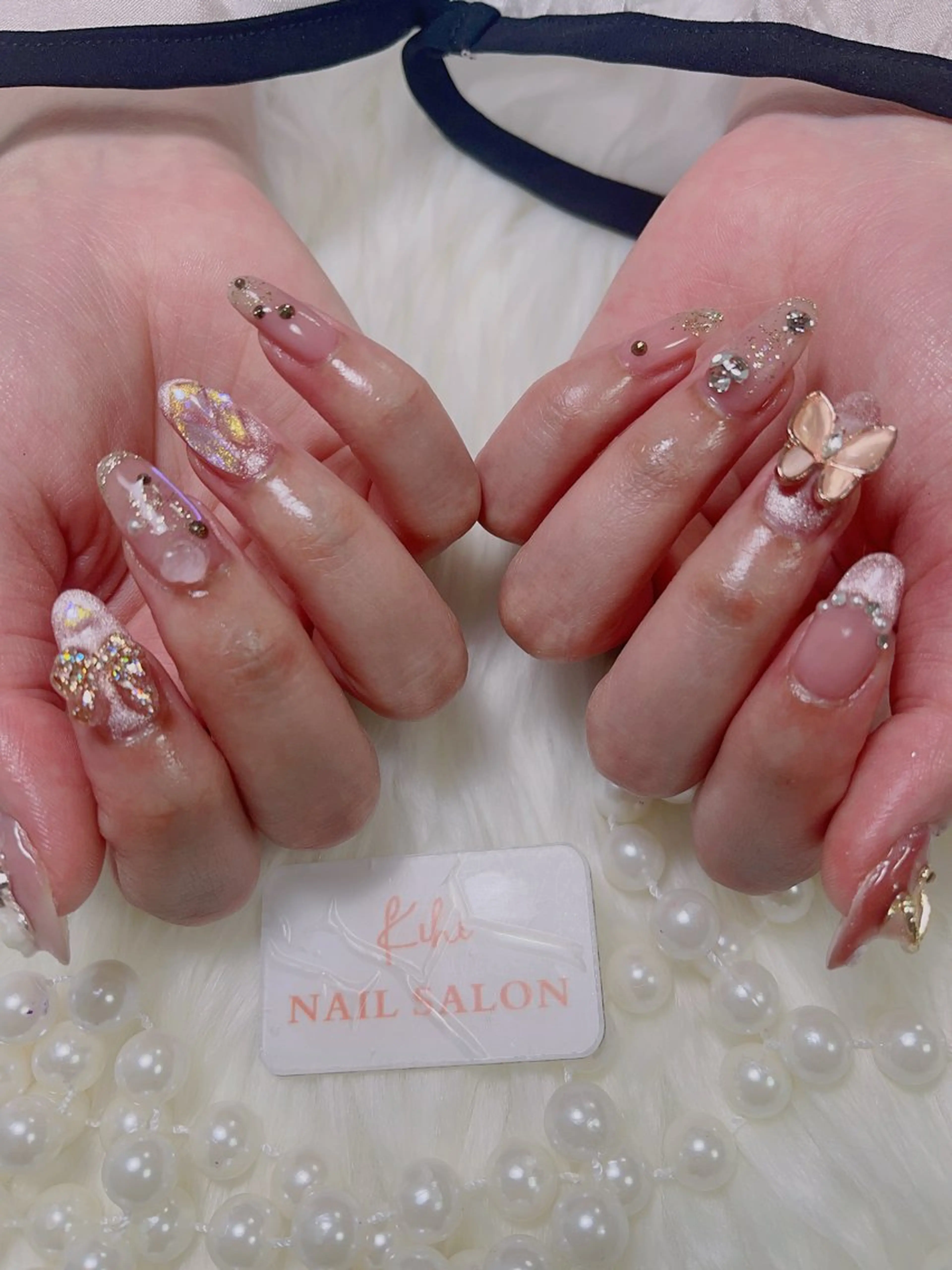 ネイル アートネイル フレンチネイル ジェルネイル グラデーション 韓国ネイル ハンドネイル 💕鈴木ユリ パラジェル/オフ無料のネイルデザイン