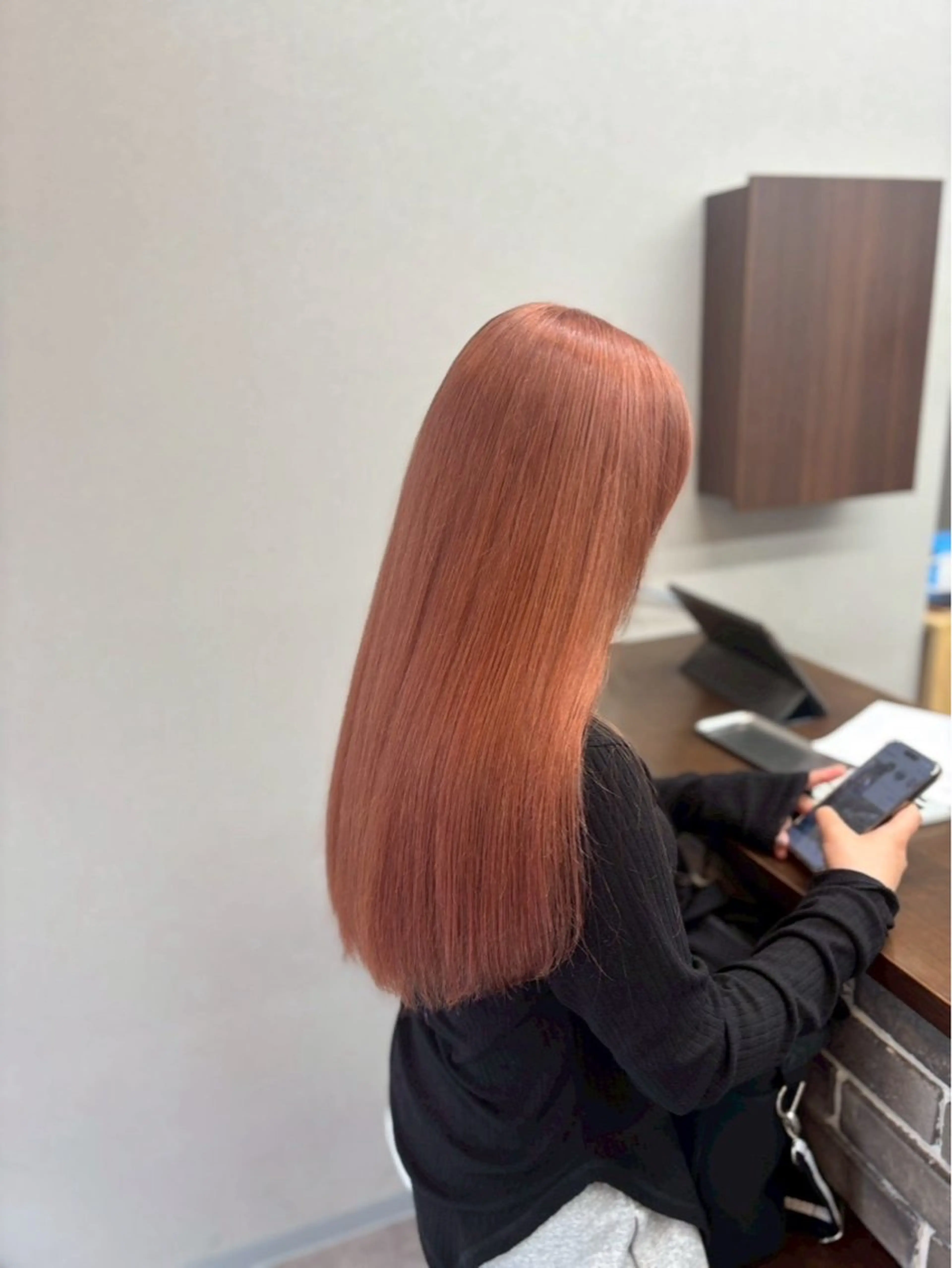 ロング カラー ヘアカラー トリートメント ブリーチカラー🎀 Himariのヘアスタイル