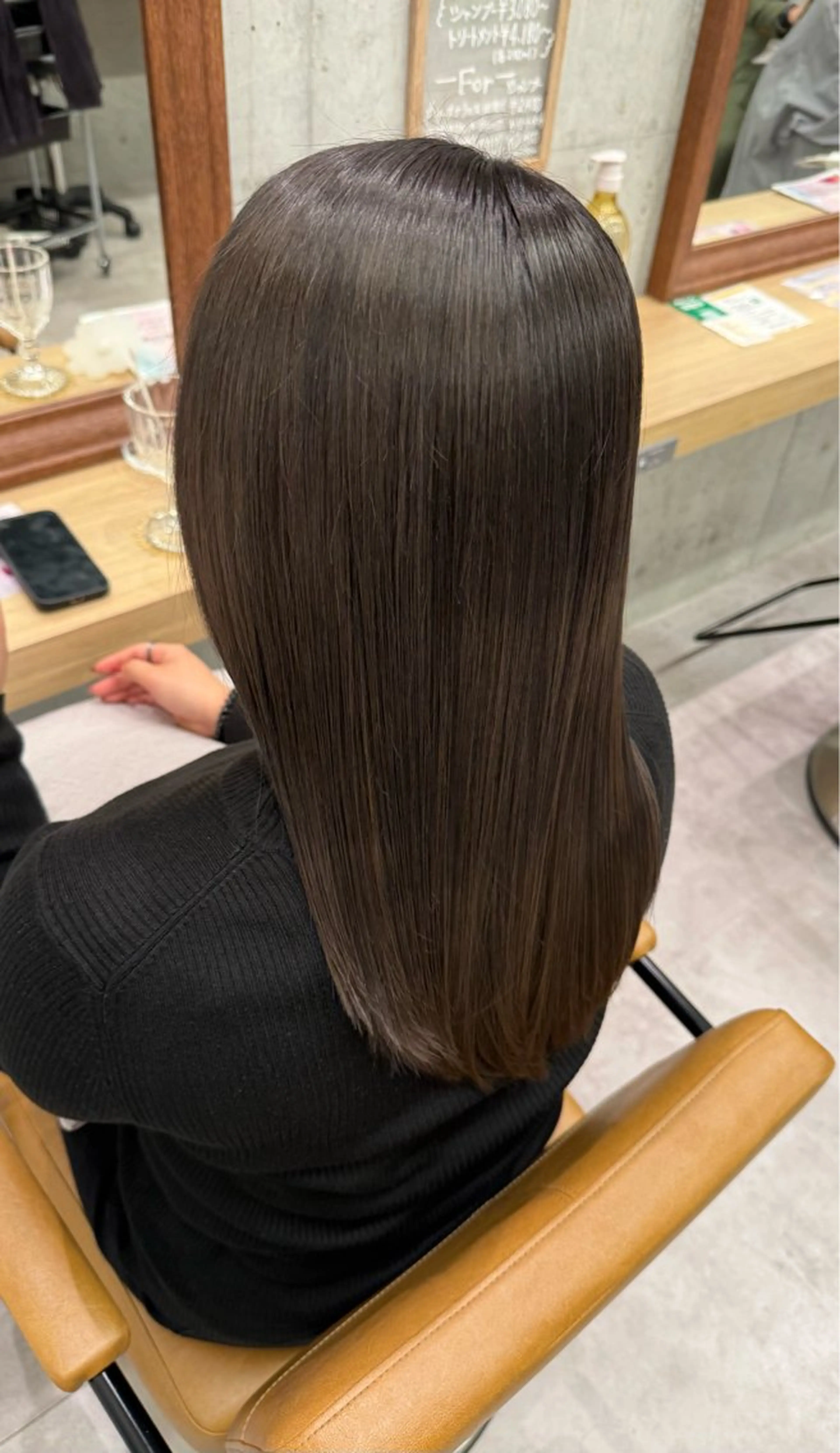 ミディアム ヘアカラー BRAVE福岡天神店所属・BRAVE天神店 ひとみモデル大募集のヘアスタイル