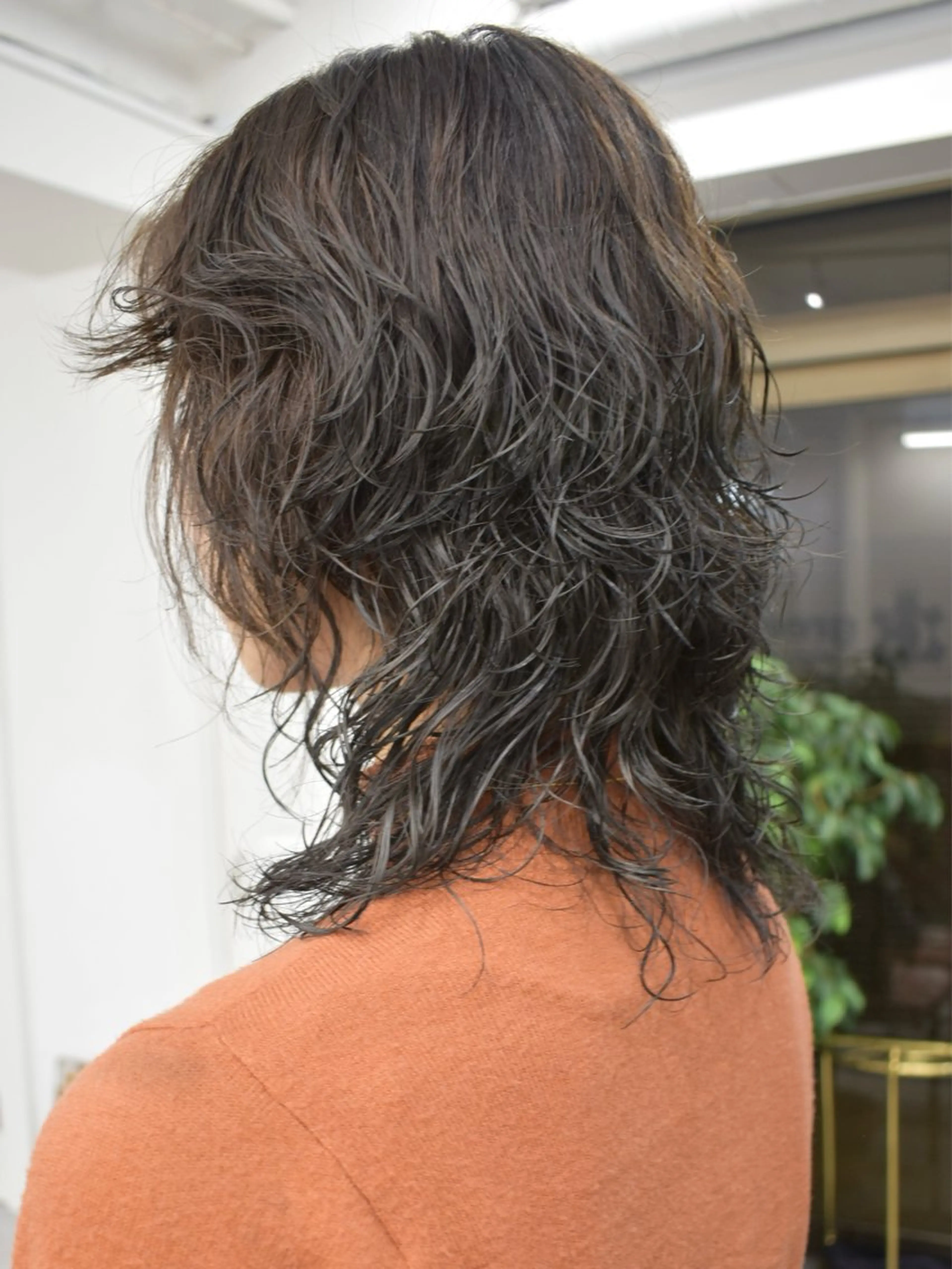 ミディアム パーマ カット パーマ トリートメント レイヤーボブ/ 艶カラー/サナ🌼のヘアスタイル