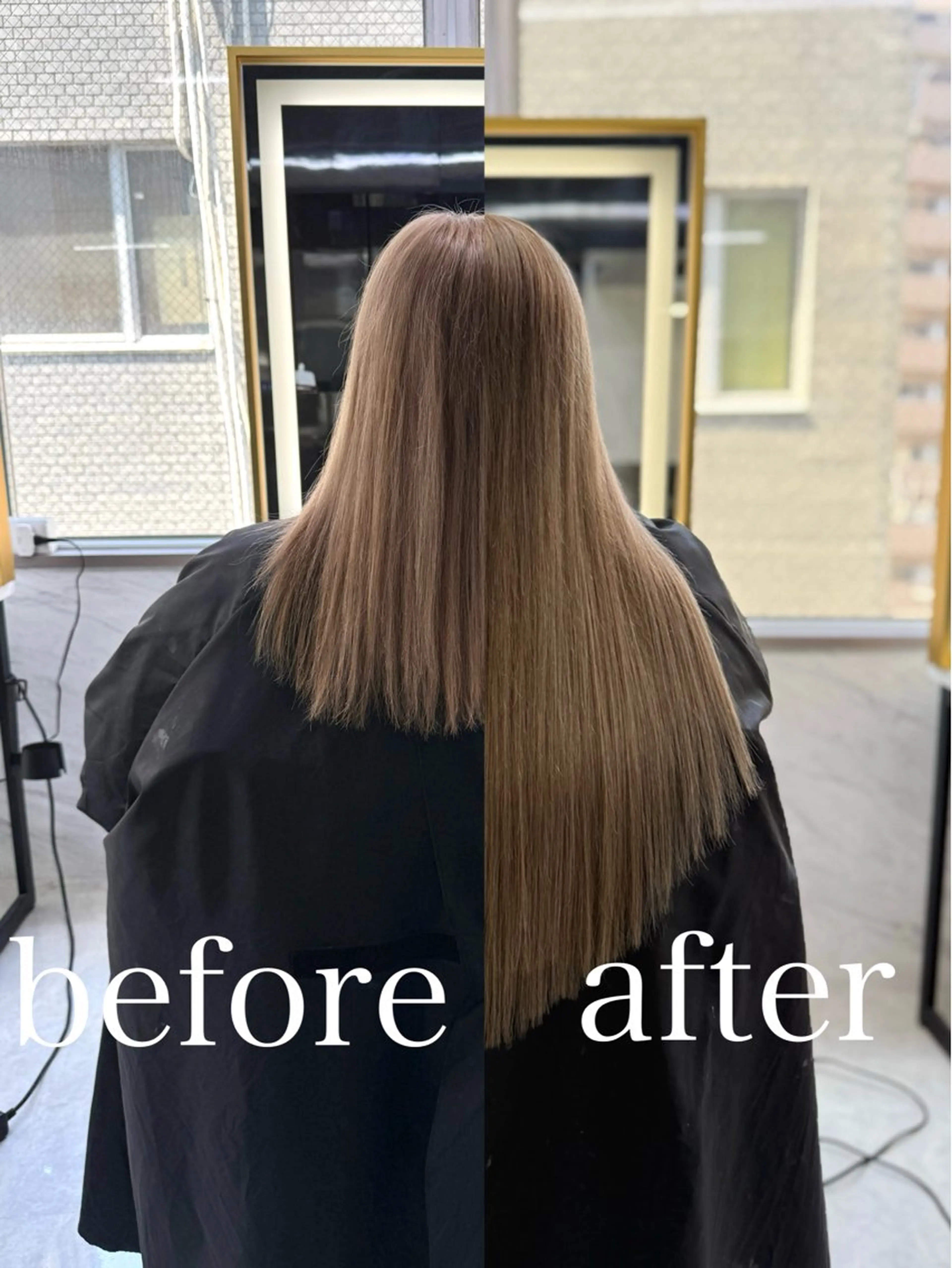 ロング カラー ベージュカラー ブリーチ 透明感カラー グレージュ ミルクティーグレージュ ヘアカラー エクステ エクステ🩵ブリーチ 韓国ヘア🩵KAEのヘアスタイル