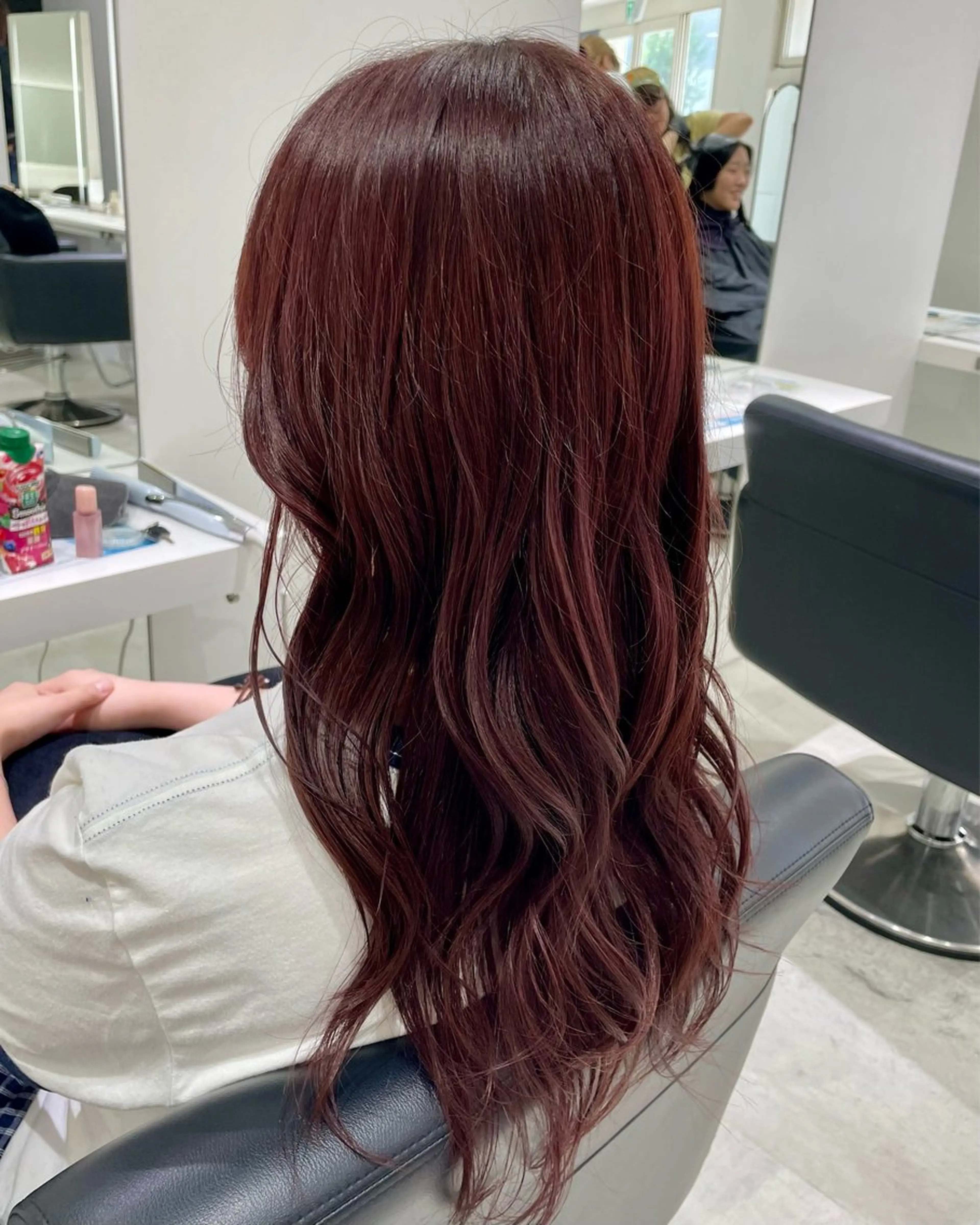 セミロング カラー ヘアカラー トリートメント ヘアセット グレージュ/ベージュ /経堂/sana🌱のヘアスタイル