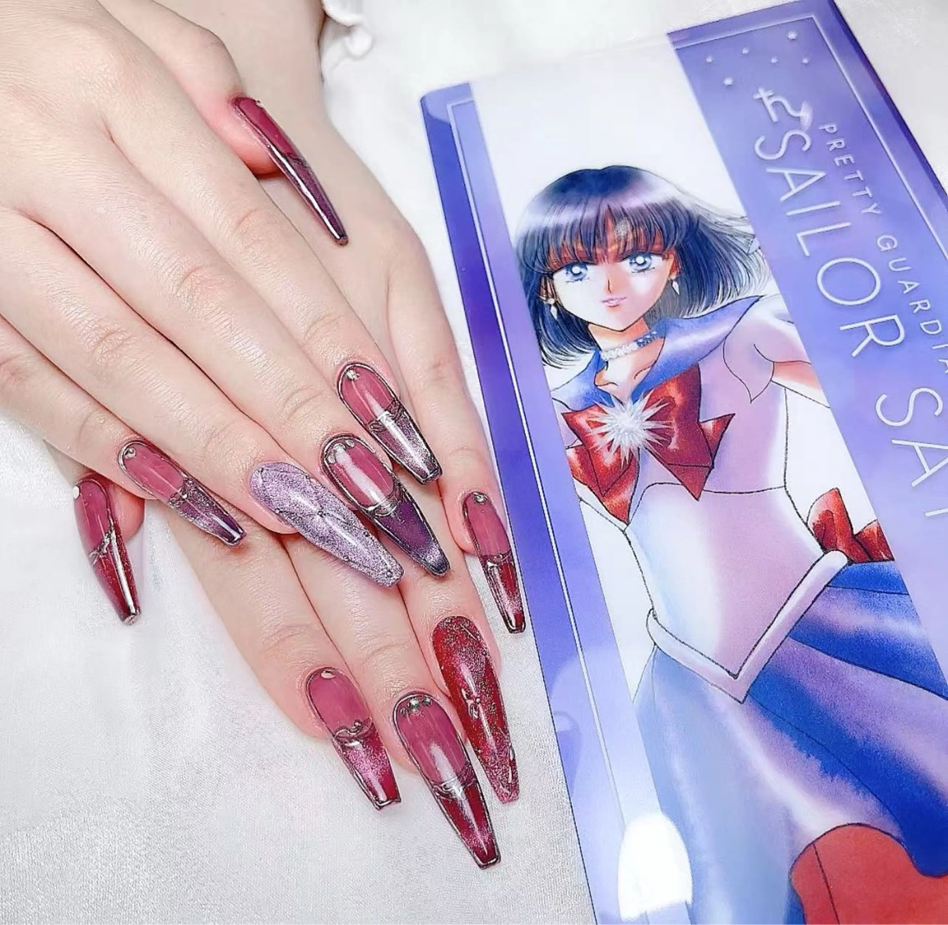 ネイル ハンドネイル M🌷nail 長さだし専門店のネイルデザイン