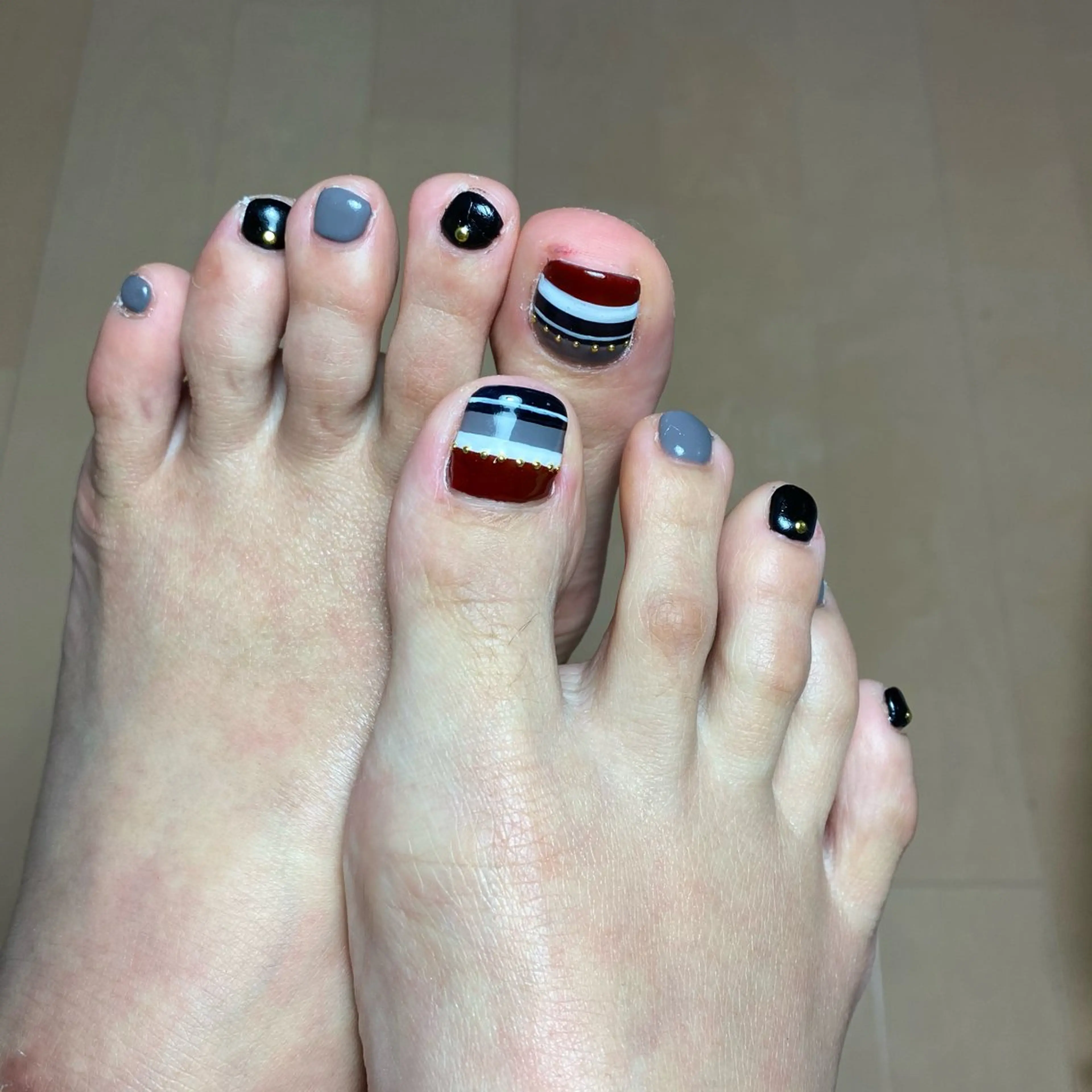 ネイル フットネイル 冬ネイル フットネイル COCO+所属・COCO +のエステ・リラクイメージ