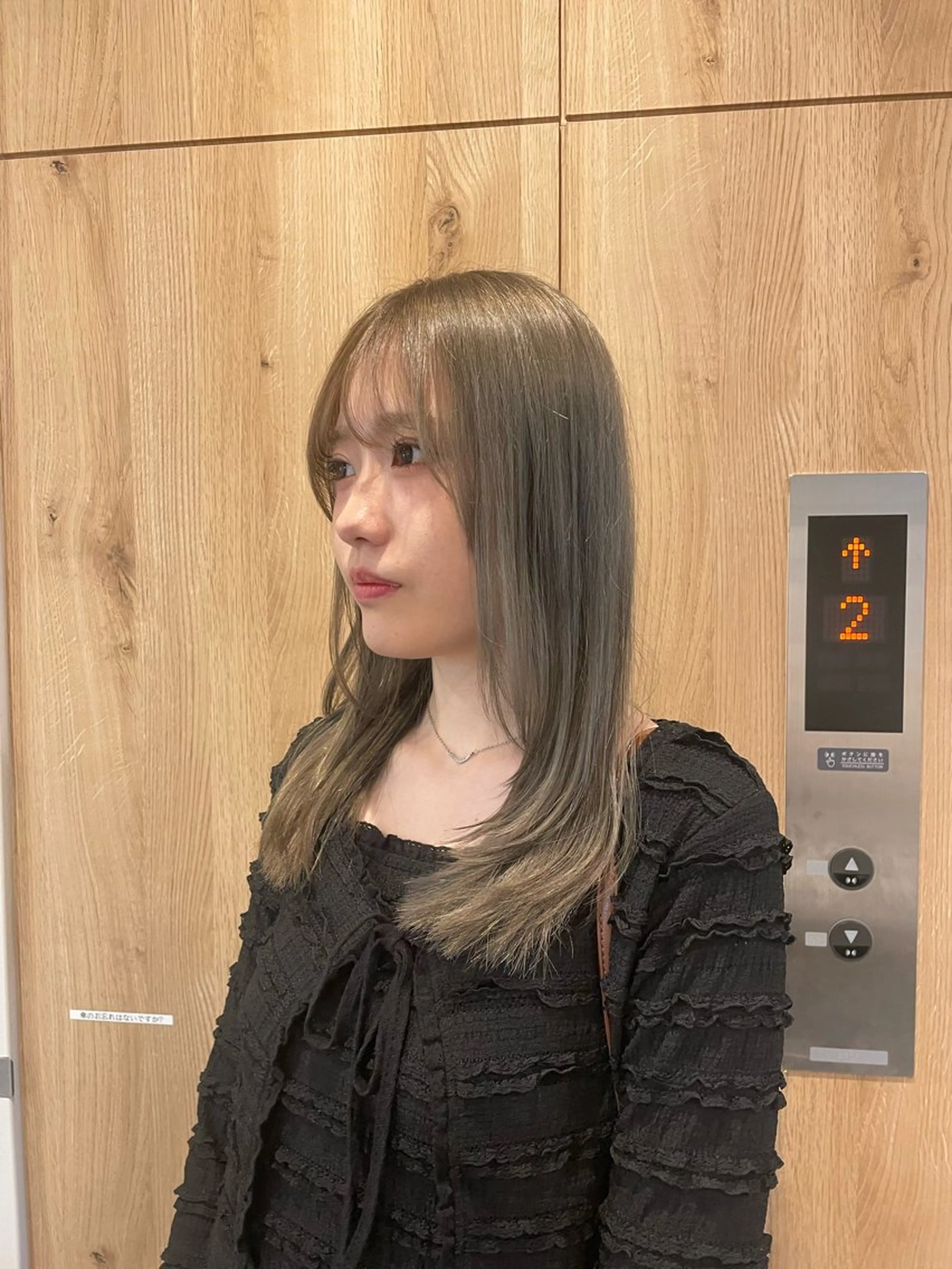 カラー tsuki /天王寺 /カラー/ボブカットのヘアスタイル