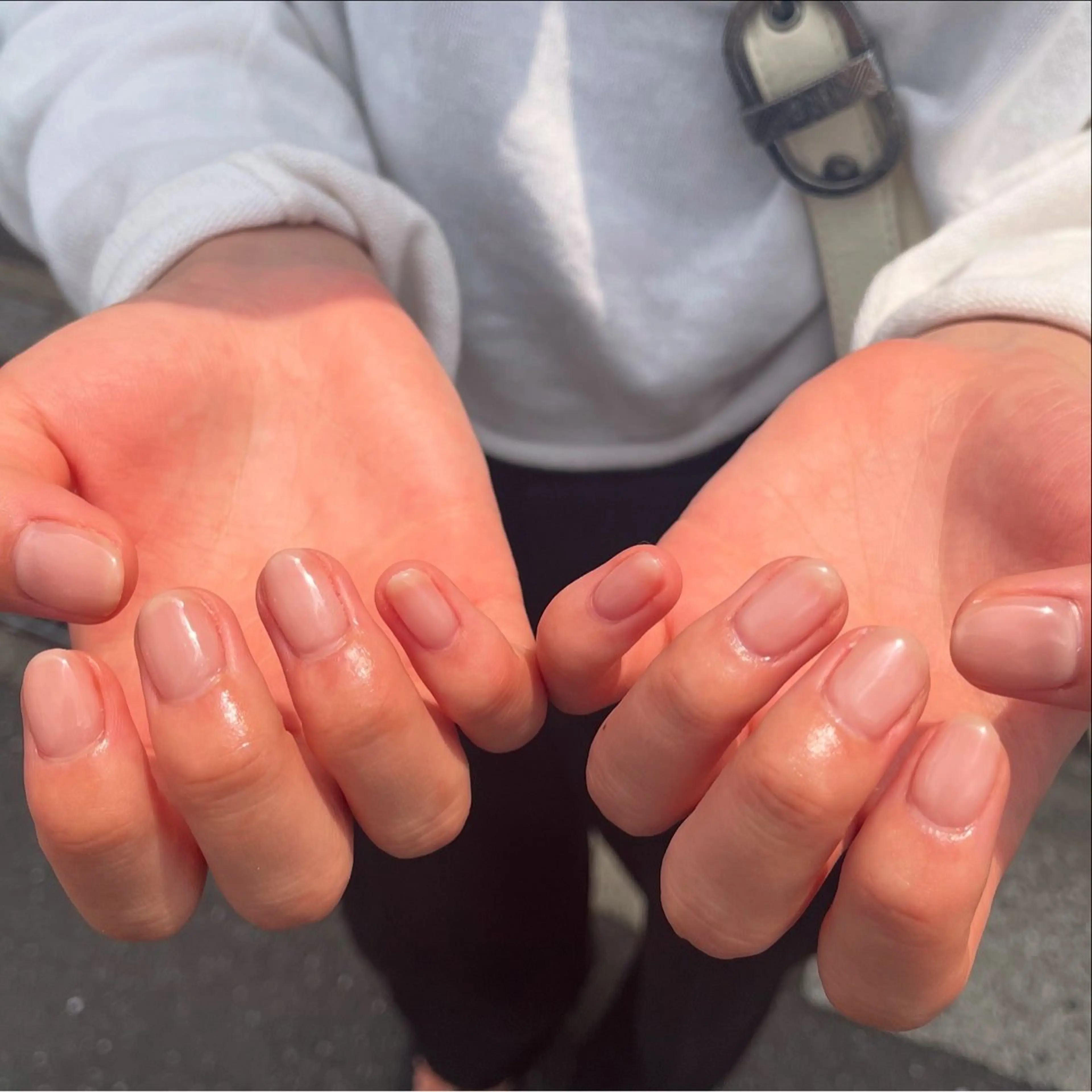 ネイル オフィスネイル ワンカラーネイル シンプルネイル ハンドネイル ハンドケア 🎀NAIL🎀 AI🪄︎︎◝✩のネイルデザイン