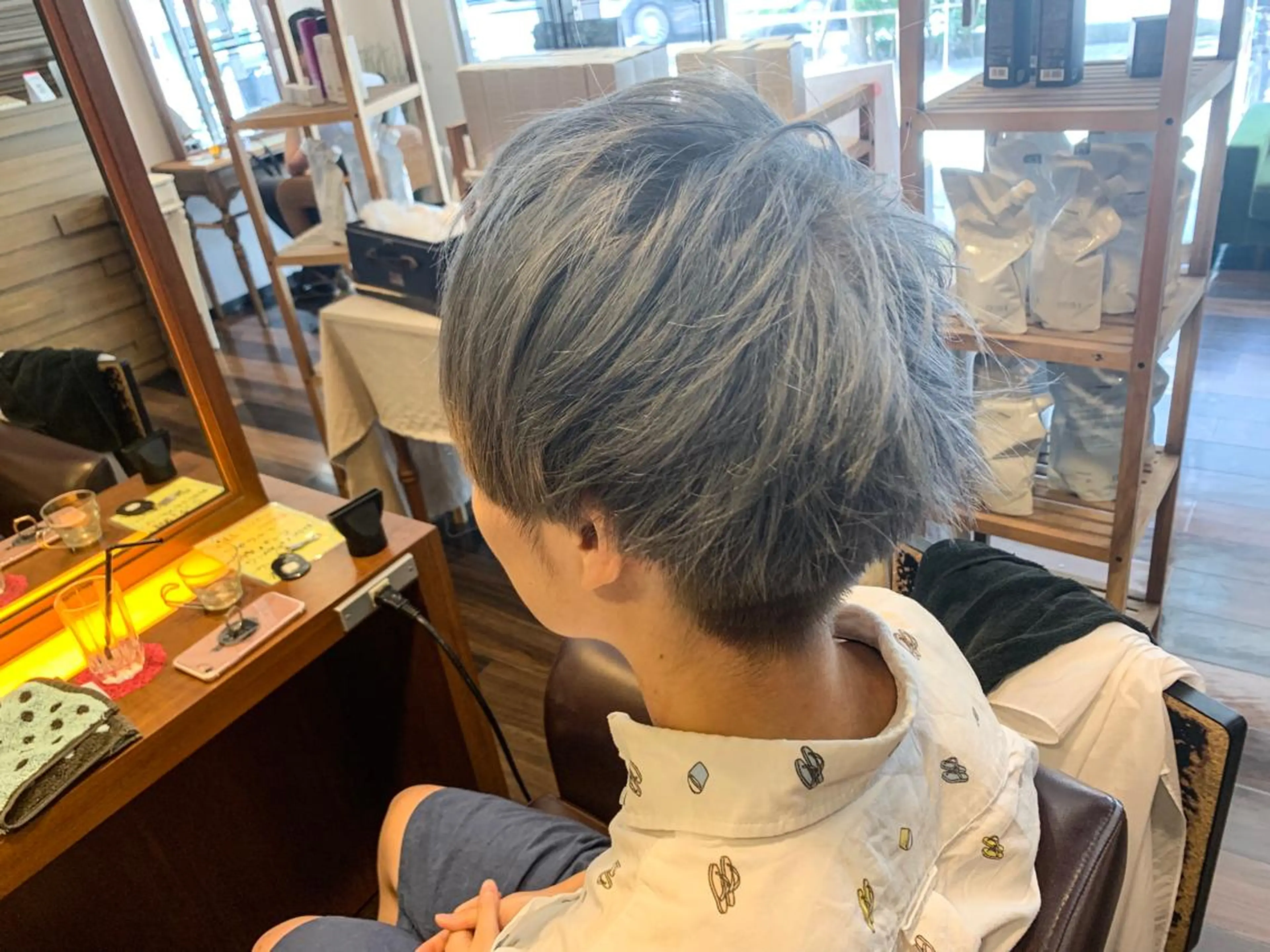 ショート カラー ブリーチ ◆◇◆ナカハマ アキト◆◇◆のヘアスタイル