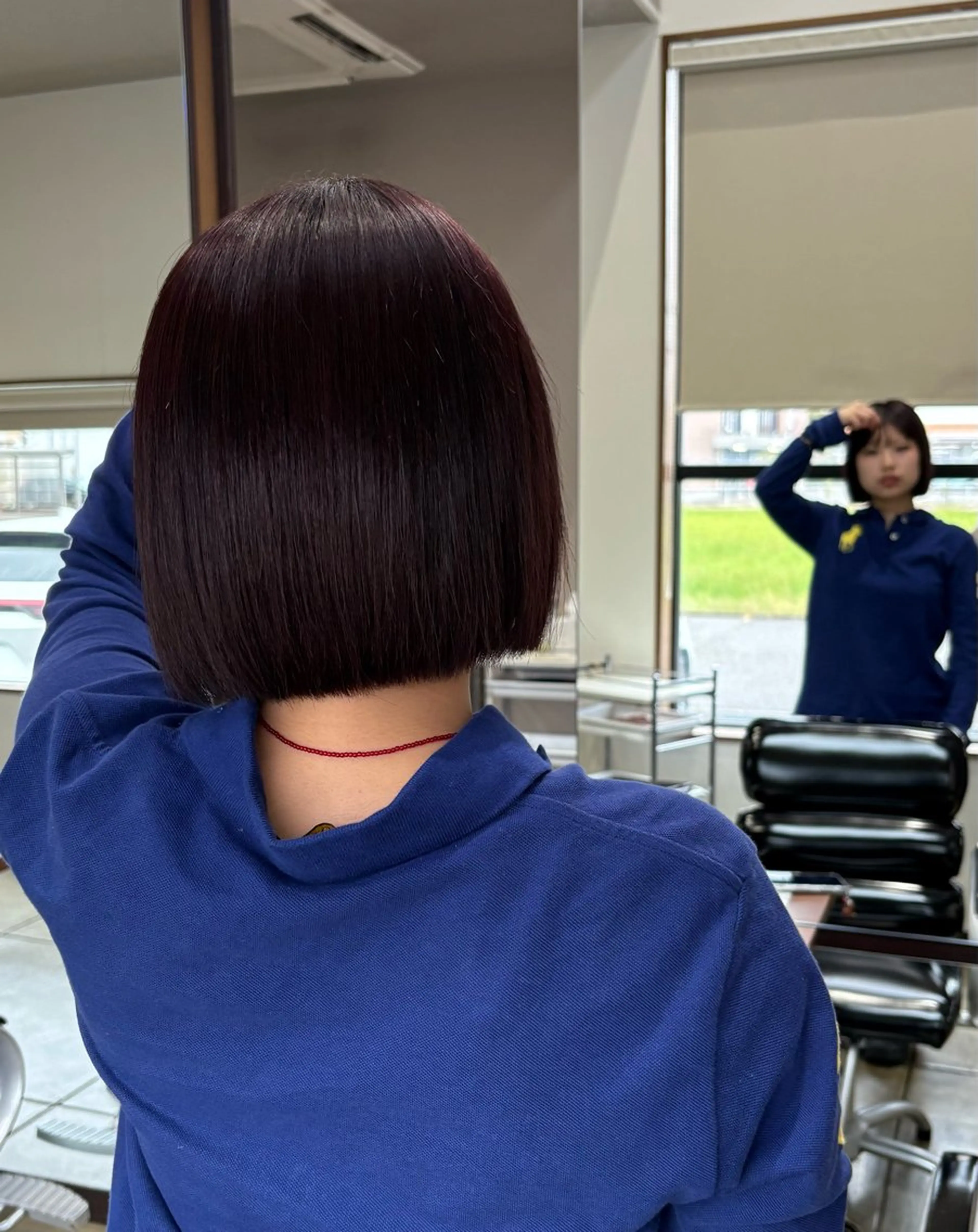 カラー ヘアカラー 中島 万凜のヘアスタイル