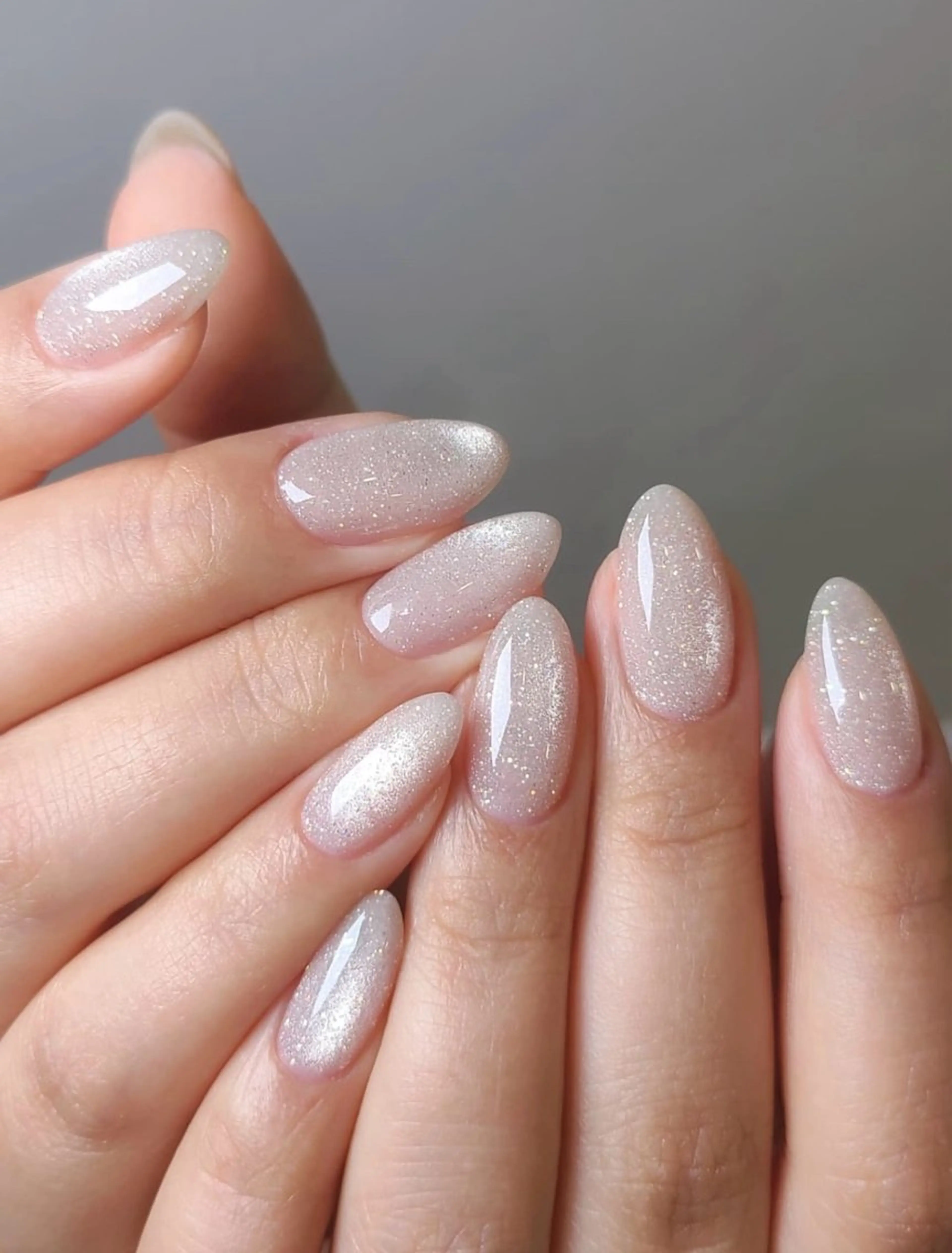 ネイル アートネイル オーロラネイル クリアネイル 長さ出し フレンチネイル ハンドネイル 佐藤 笹のネイルデザイン