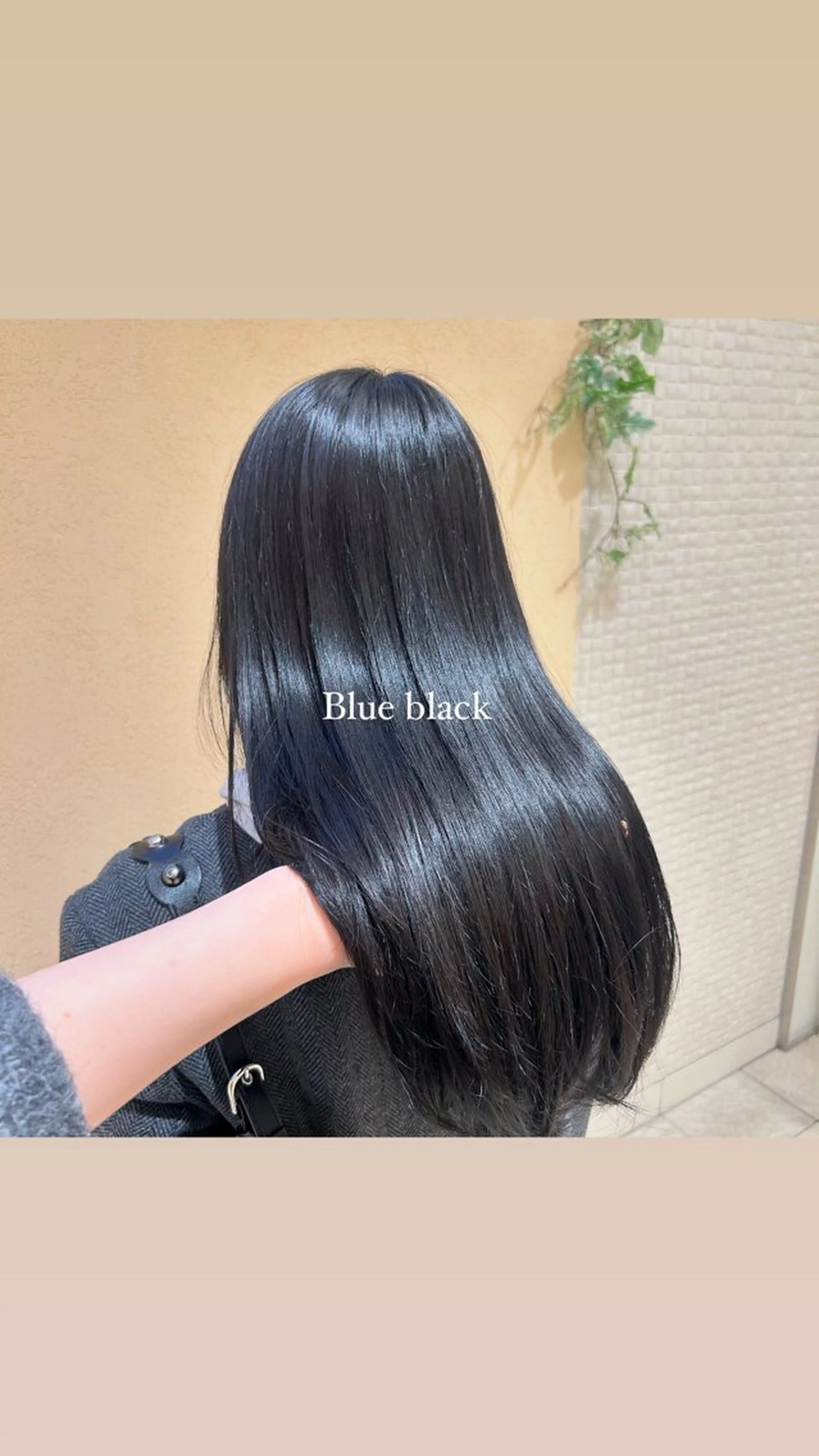 ロング カラー 黒髪 ヘアカラー トリートメント 顔周りレイヤーカット /髪質改善/ゆう🤍のヘアスタイル