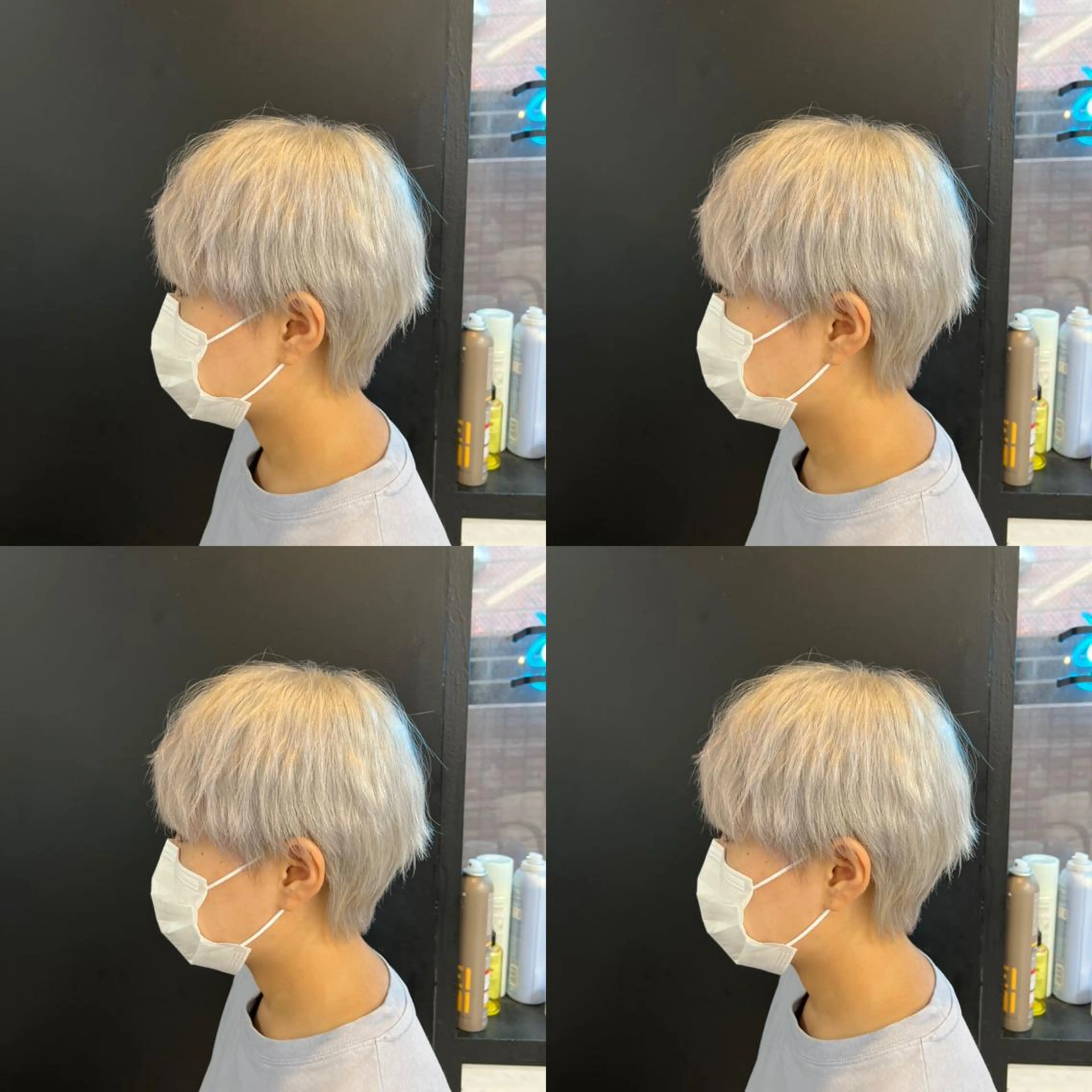 ショート カラー カット ヘアカラー トリートメント ✨髪質改善✖︎韓国 レイヤー✨ナカムラのヘアスタイル