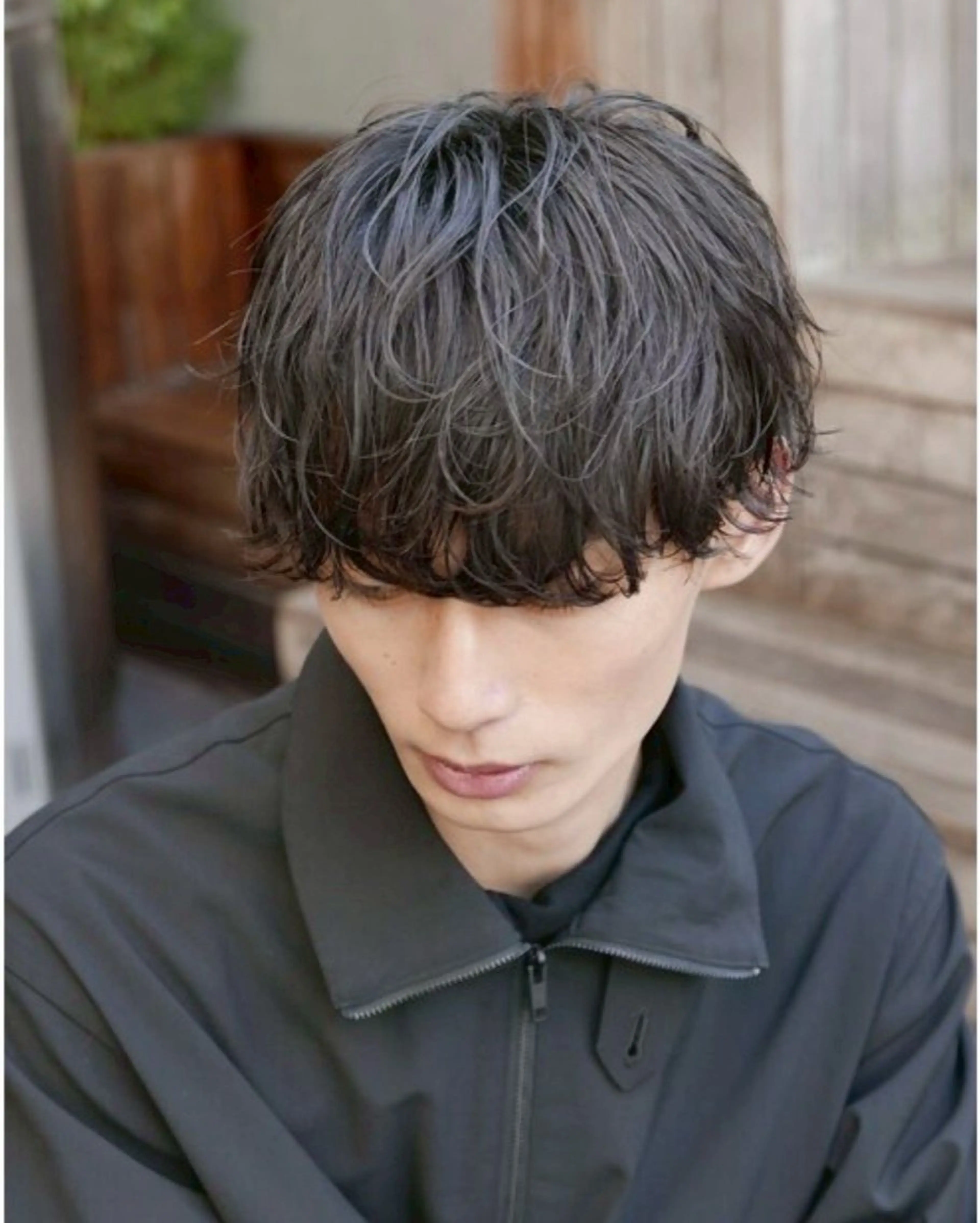 ショート パーマ メンズ マッシュ メンズパーマ 学生（メンズ向け） 学生 カット パーマ fifth名駅所属・メンズパーマ 名古屋/水谷颯のヘアスタイル