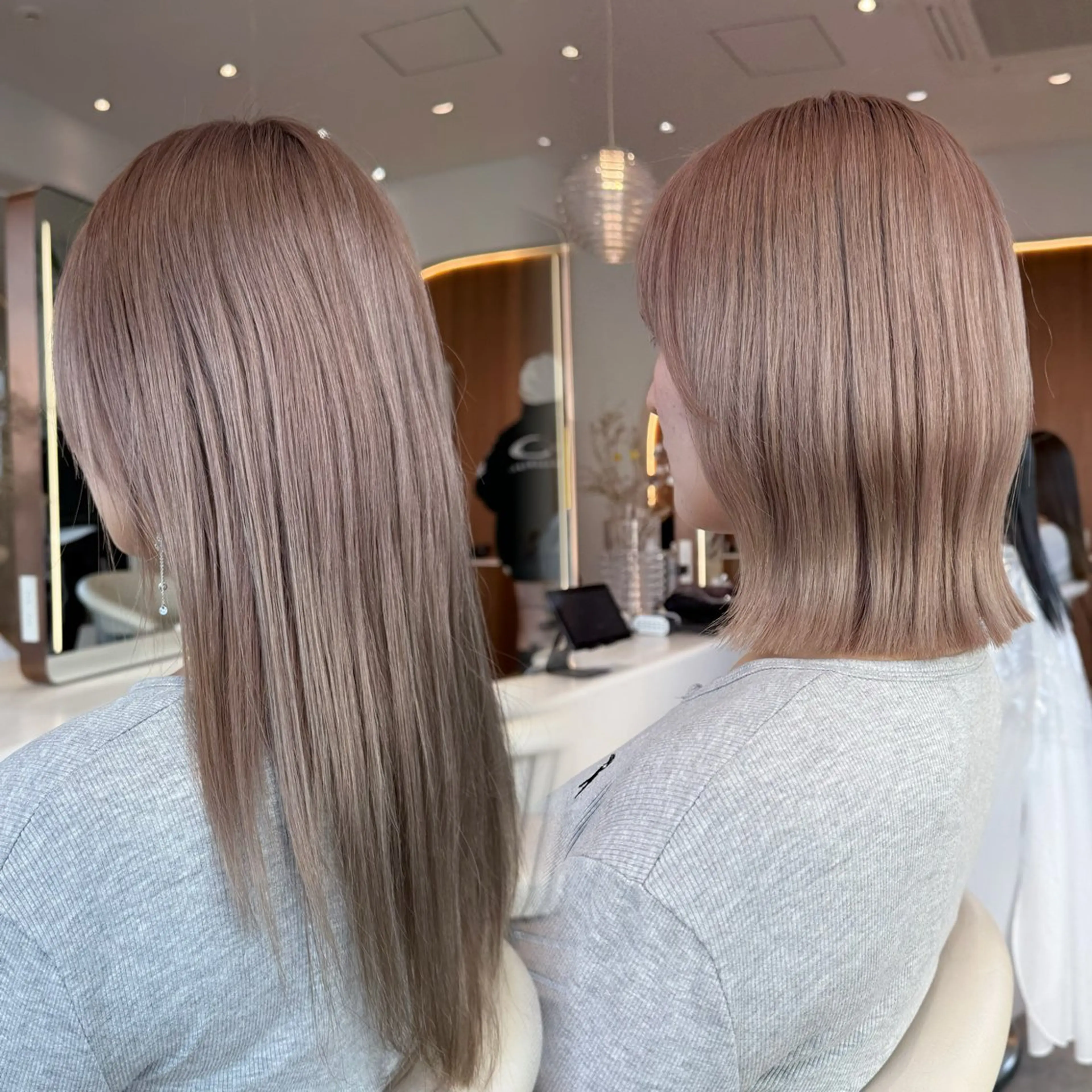 ショート カラー 切りっぱなしボブ ショートボブ ボブレイヤー 透明感カラー ボブ カット ヘアカラー トリートメント 田中航平/渋谷ボブ/ レイヤーボブのヘアスタイル