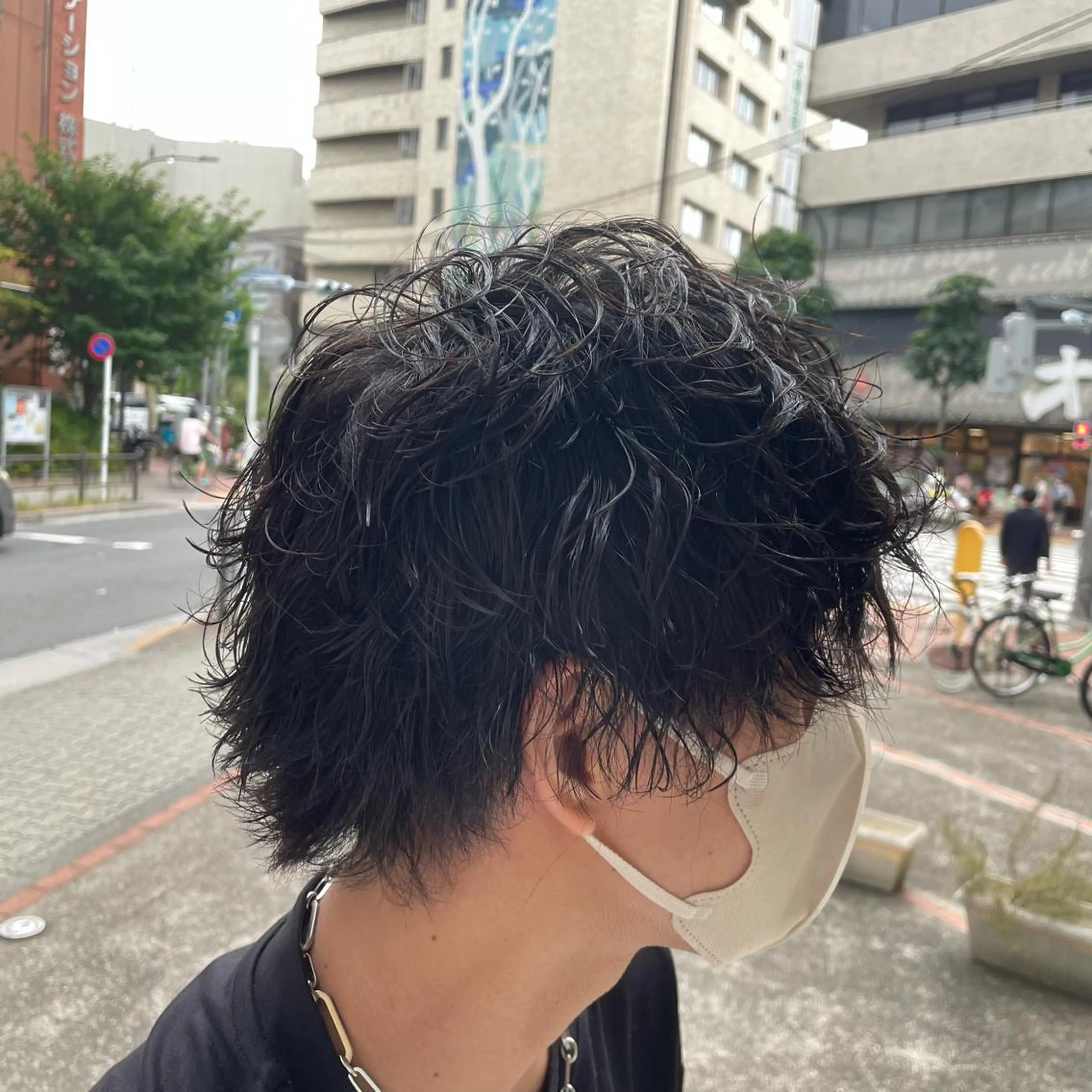 カット+波打ちパーマの写真