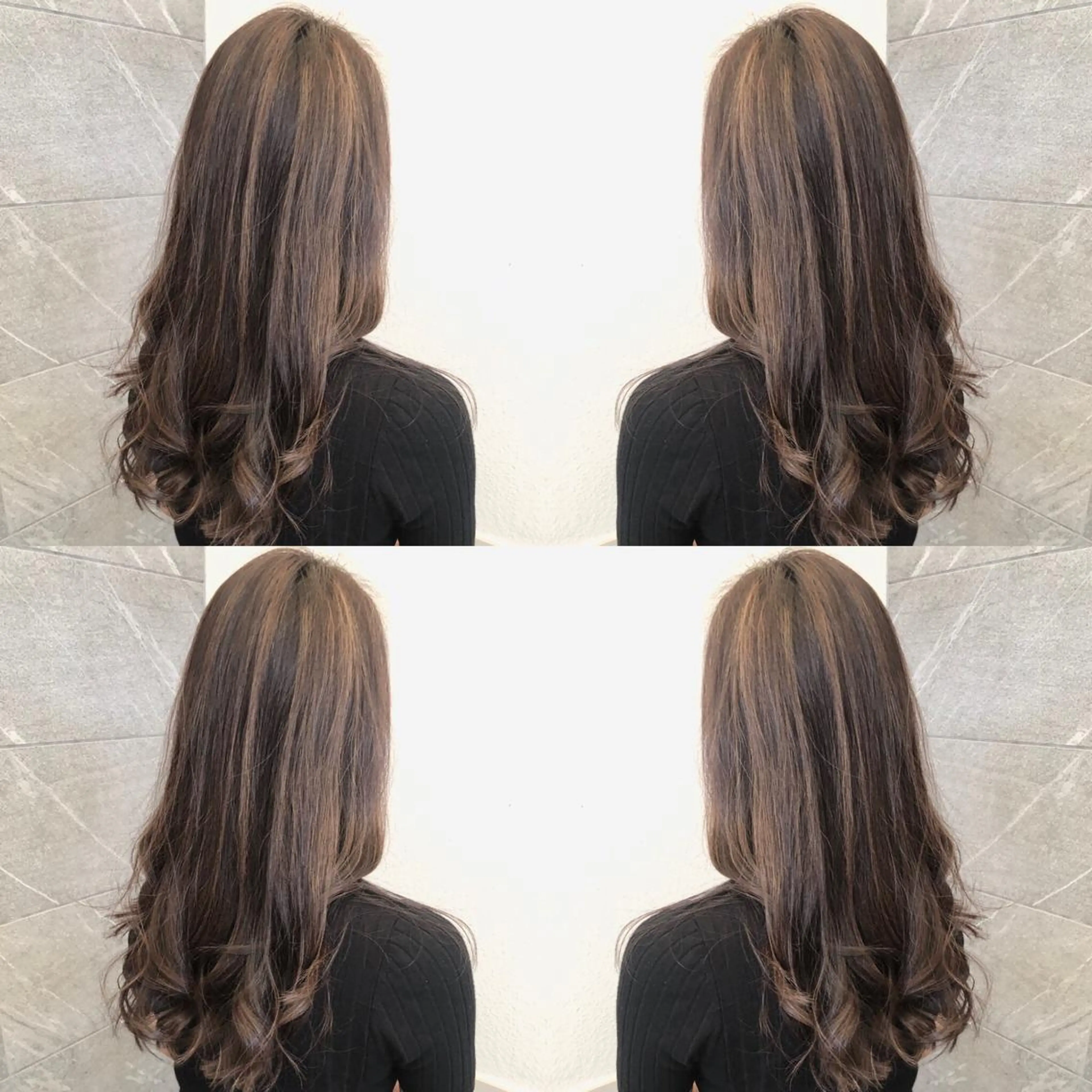 セミロング カラー ヘアカラー Hair make VERDA所属・宮下 耕平のヘアスタイル