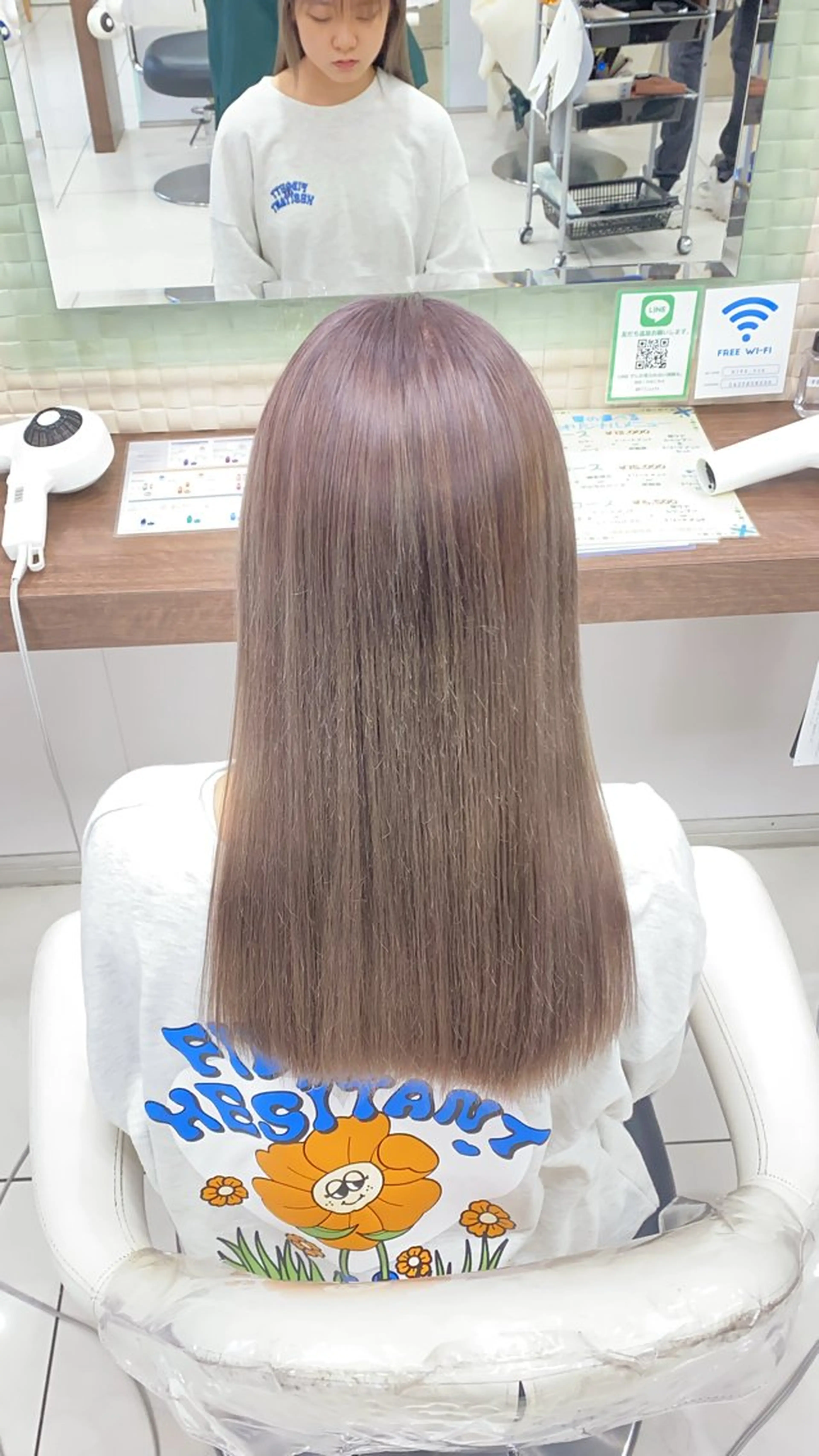 ミディアム カット ヘアカラー トリートメント 髪質改善カラー/店長 宮内秀峰のヘアスタイル