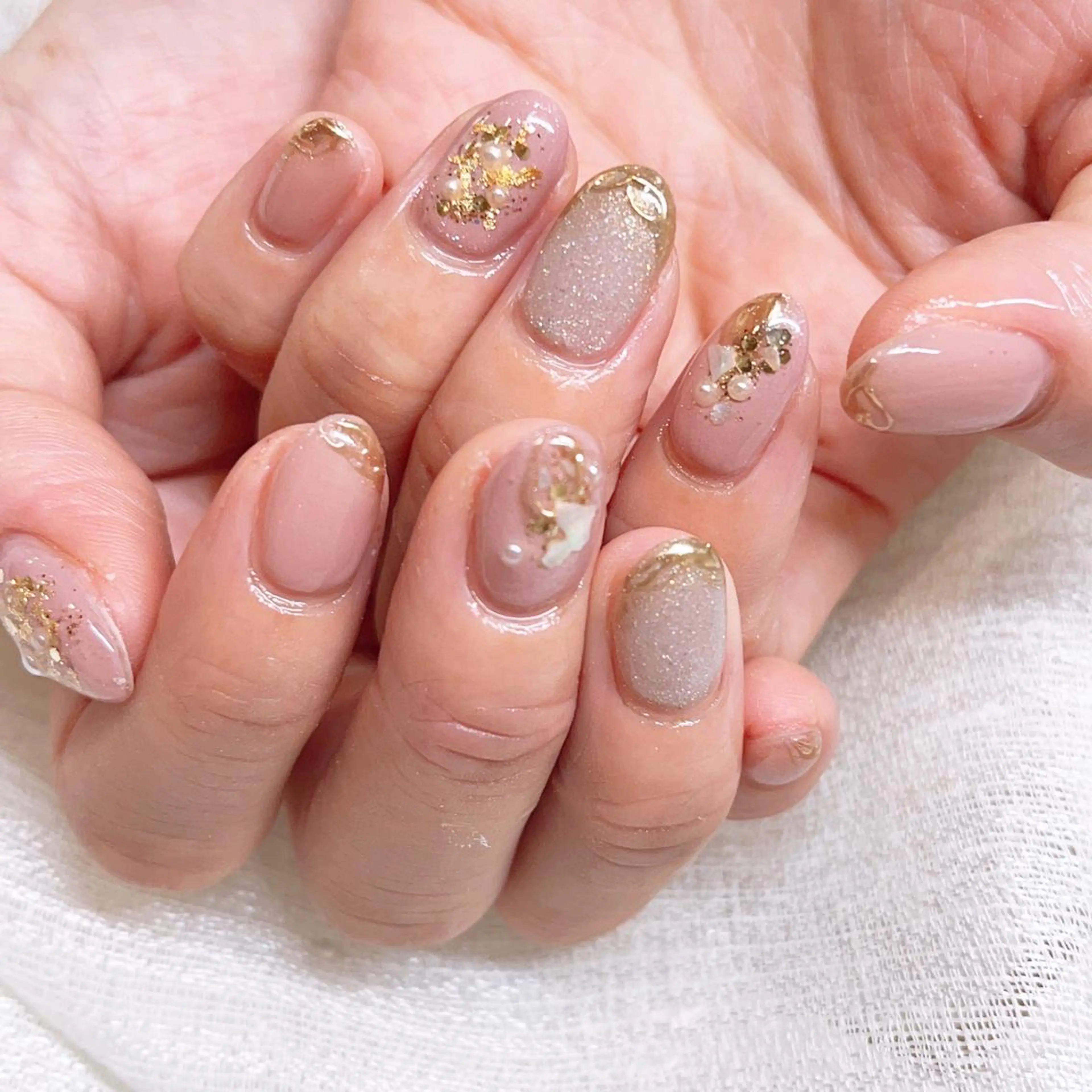 ネイル キラキラネイル ♡Nailist yui♡のネイルデザイン