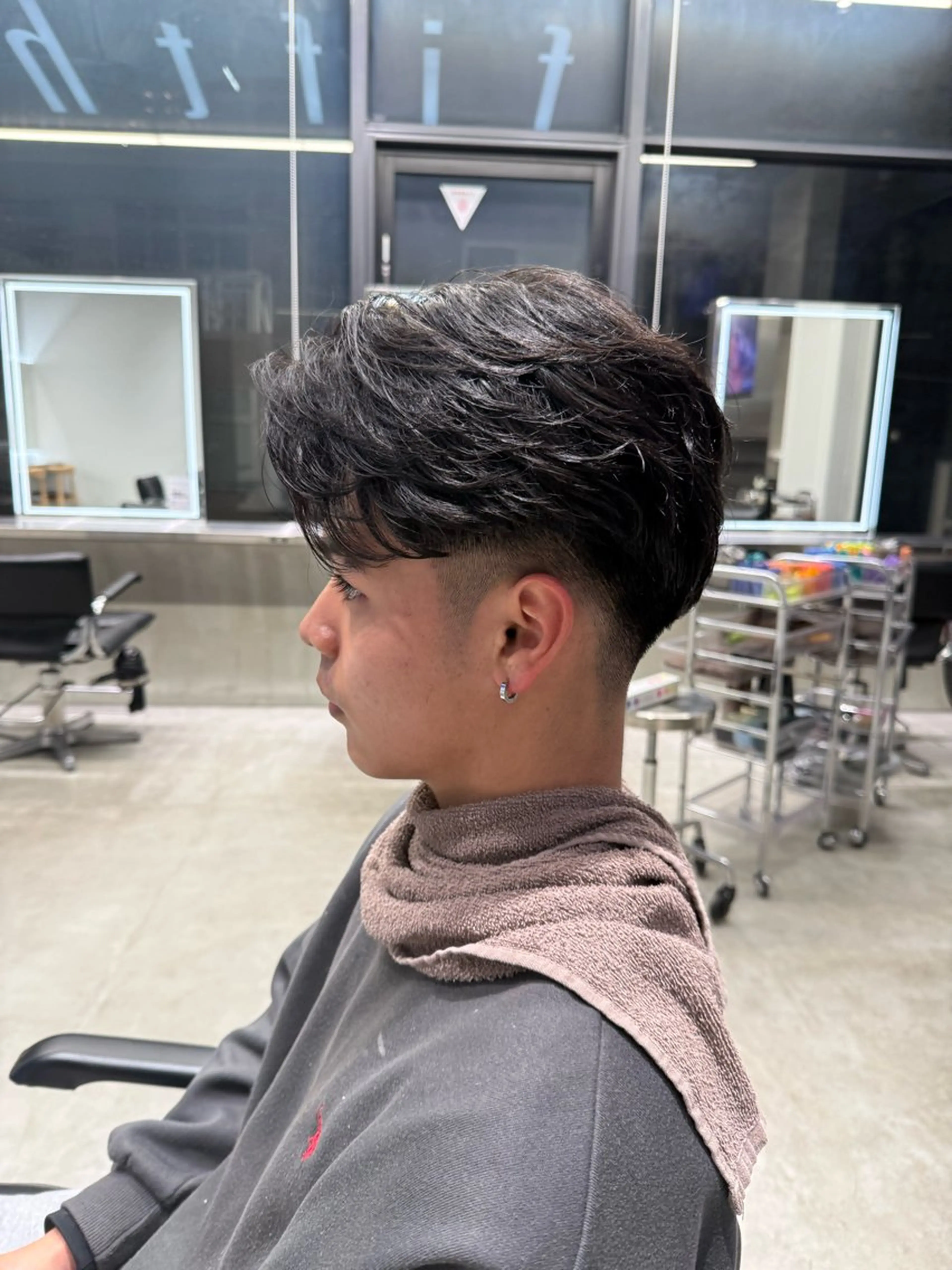 ショート パーマ メンズ fifth天神大名メンズサロン(フィフス)所属・fifth天神パーマ 特化/大田宗一朗のヘアスタイル