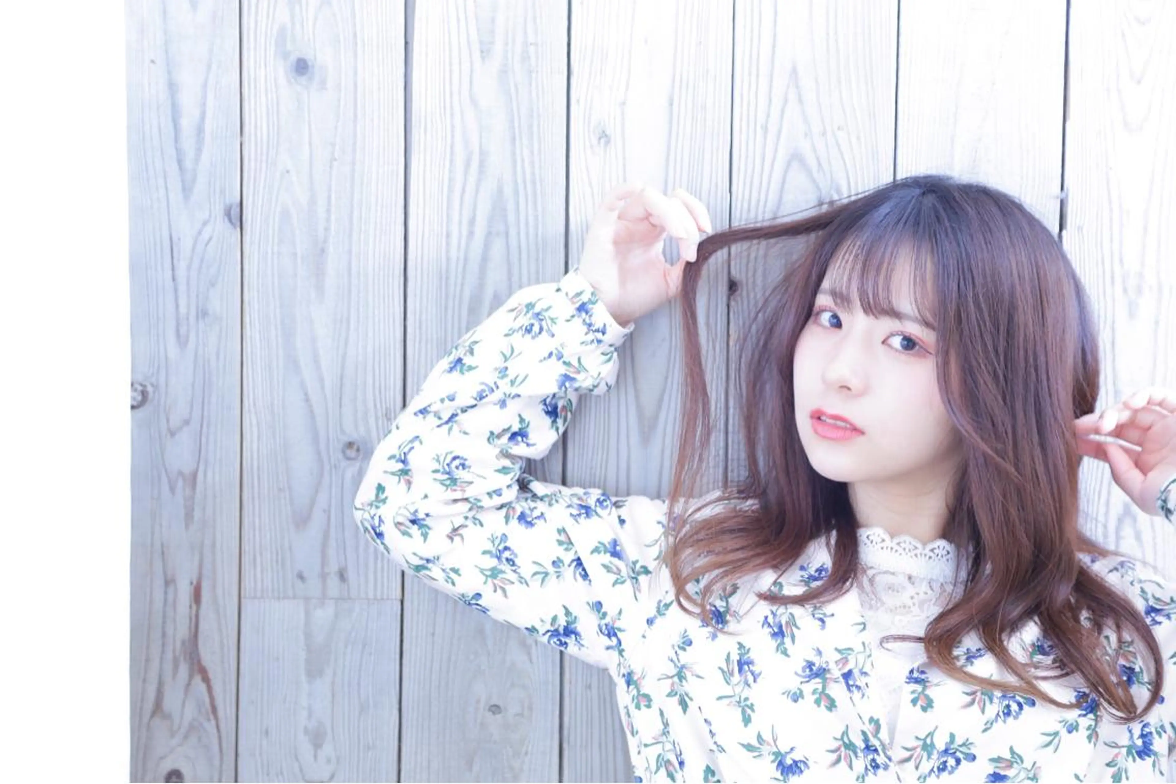 セミロング 石沢 知康のヘアスタイル