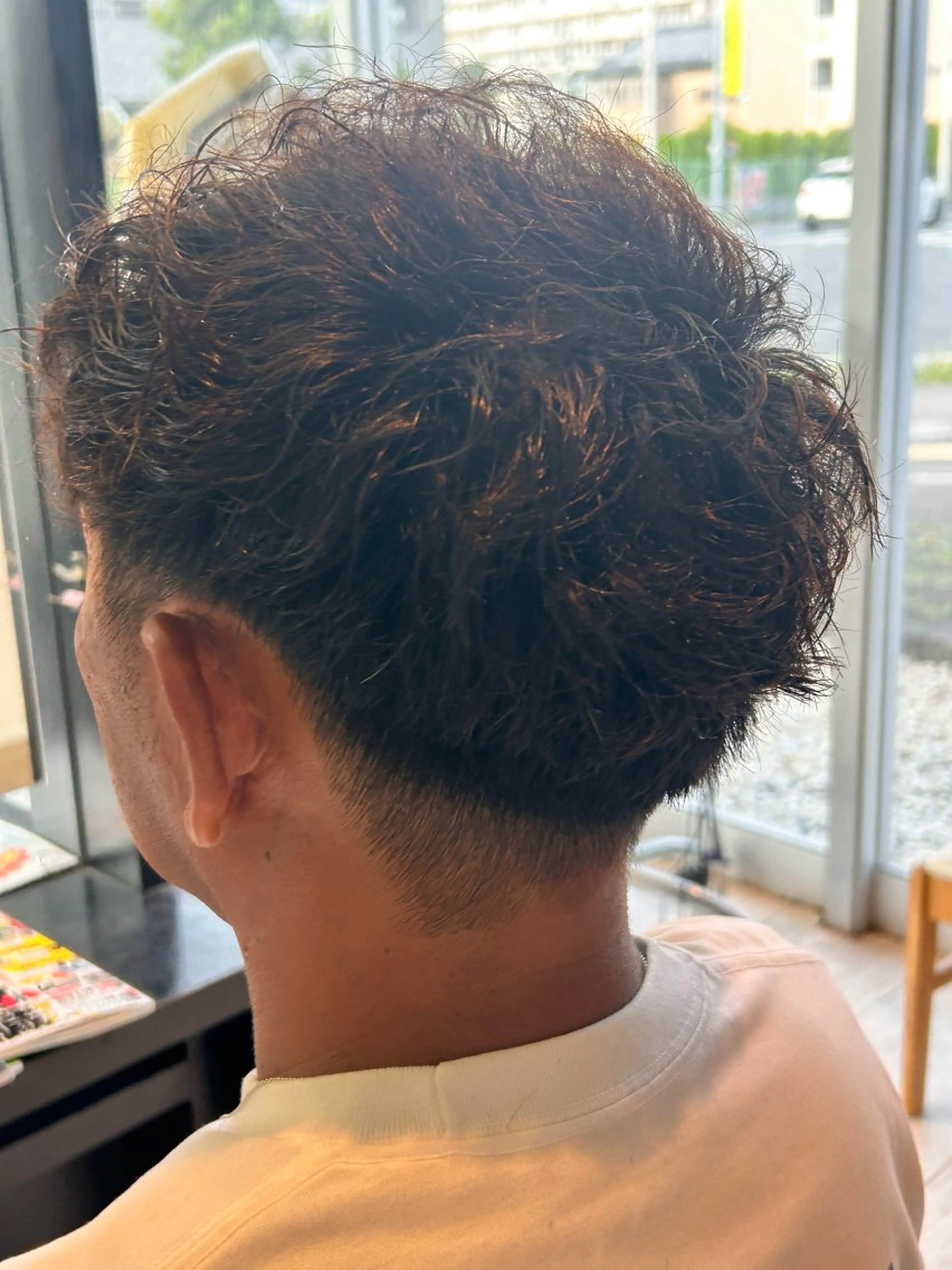 ショート パーマ メンズ EARTH大宮宮原店所属・ri kuのヘアスタイル