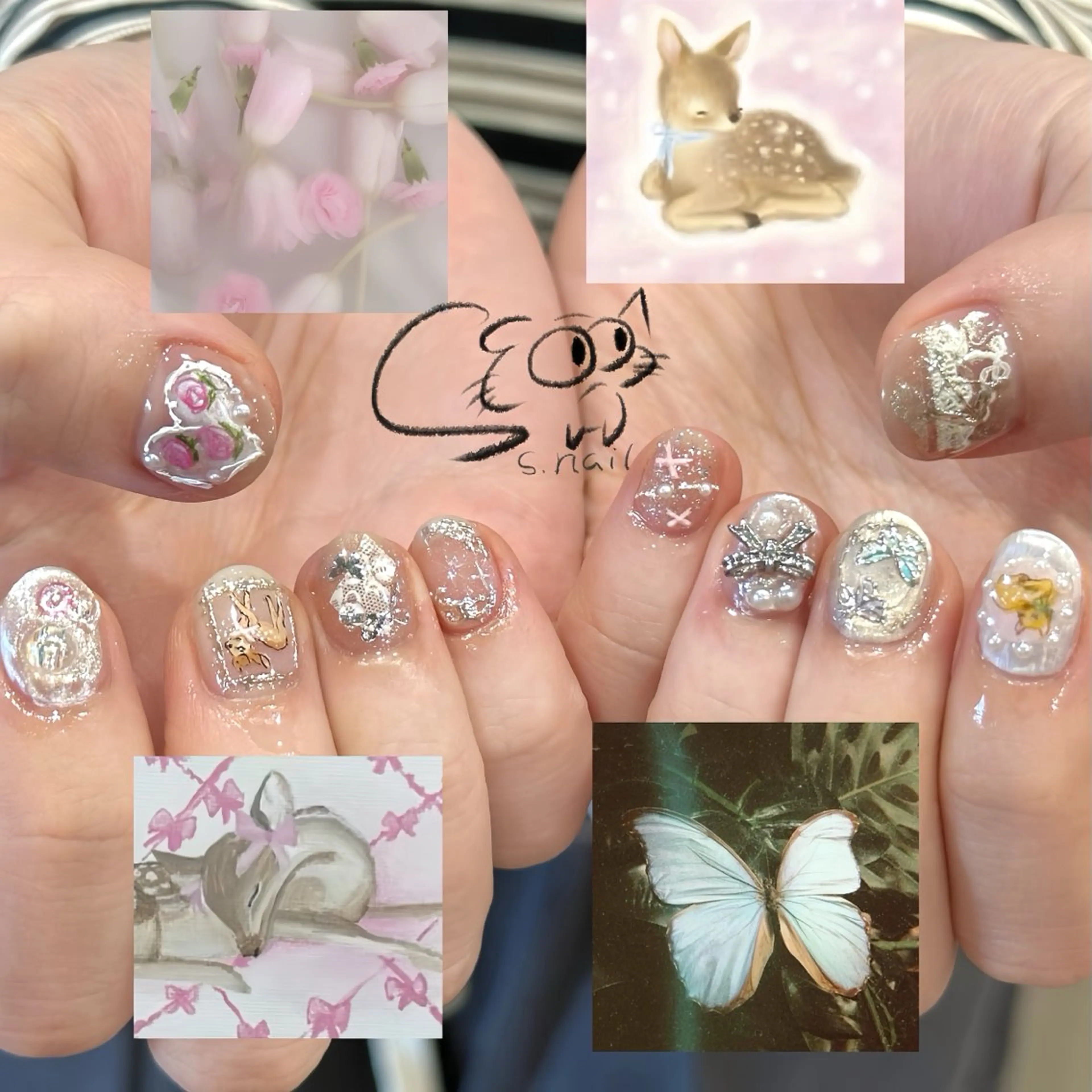 ネイル アートネイル チークネイル フレンチネイル グラデーション マグネットネイル S.nail所属・S.nail _のネイルデザイン