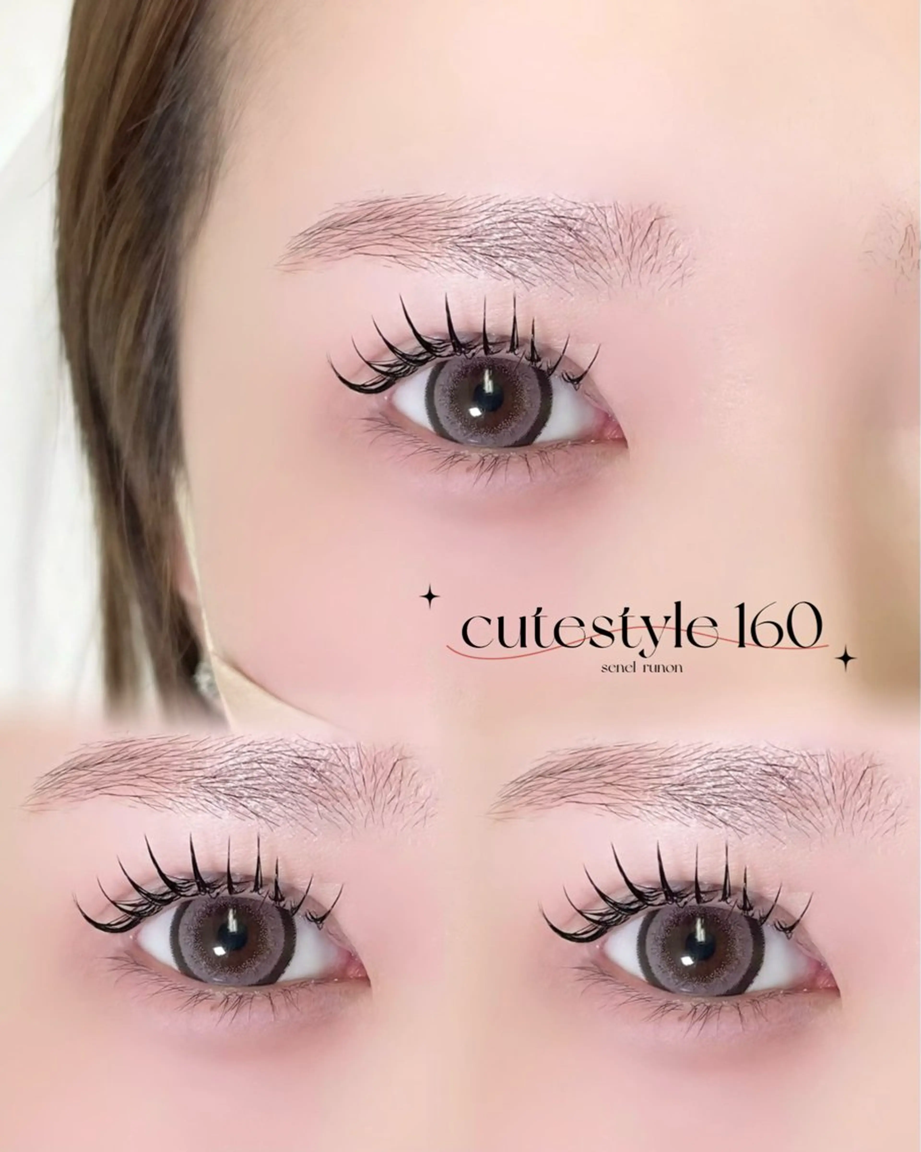 マツエク・マツパ マツエク RUNON 🎀 大阪福島 SeneLのマツエク・マツパデザイン