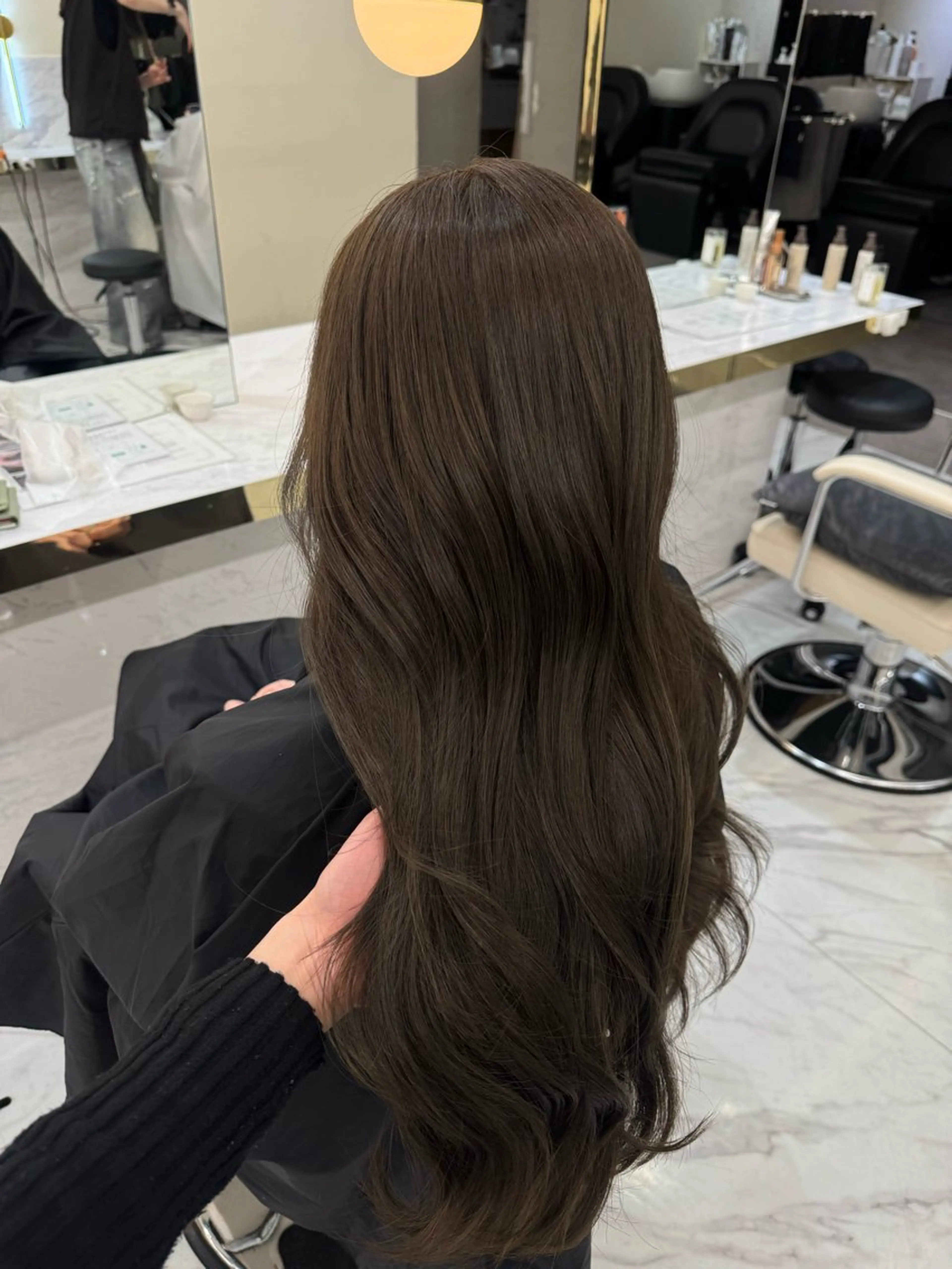 ロング カラー グレージュ ヘアカラー 髪質改善🫧 カラー特化/Hinaのヘアスタイル