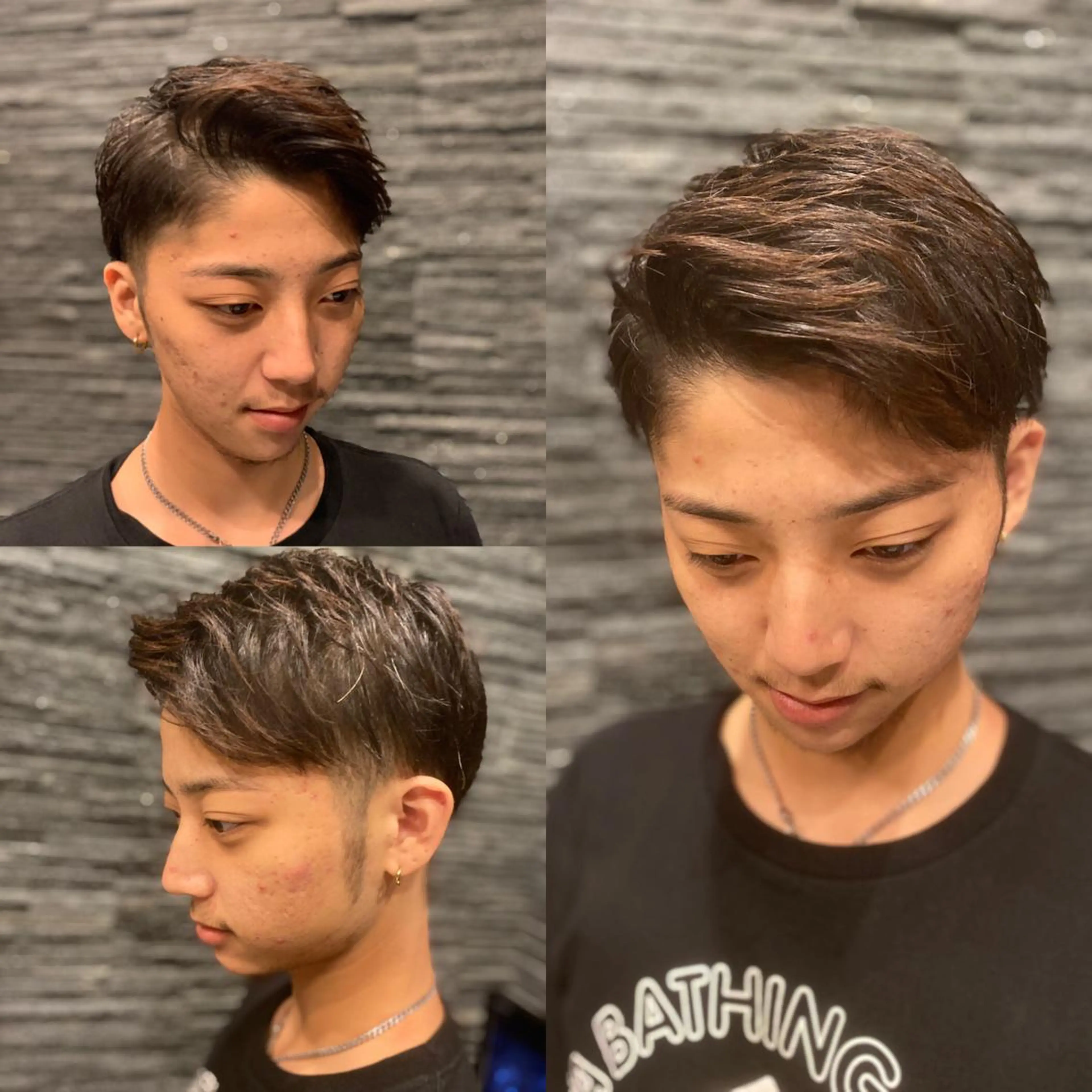 メンズ ツーブロック 菅野 綺華のヘアスタイル