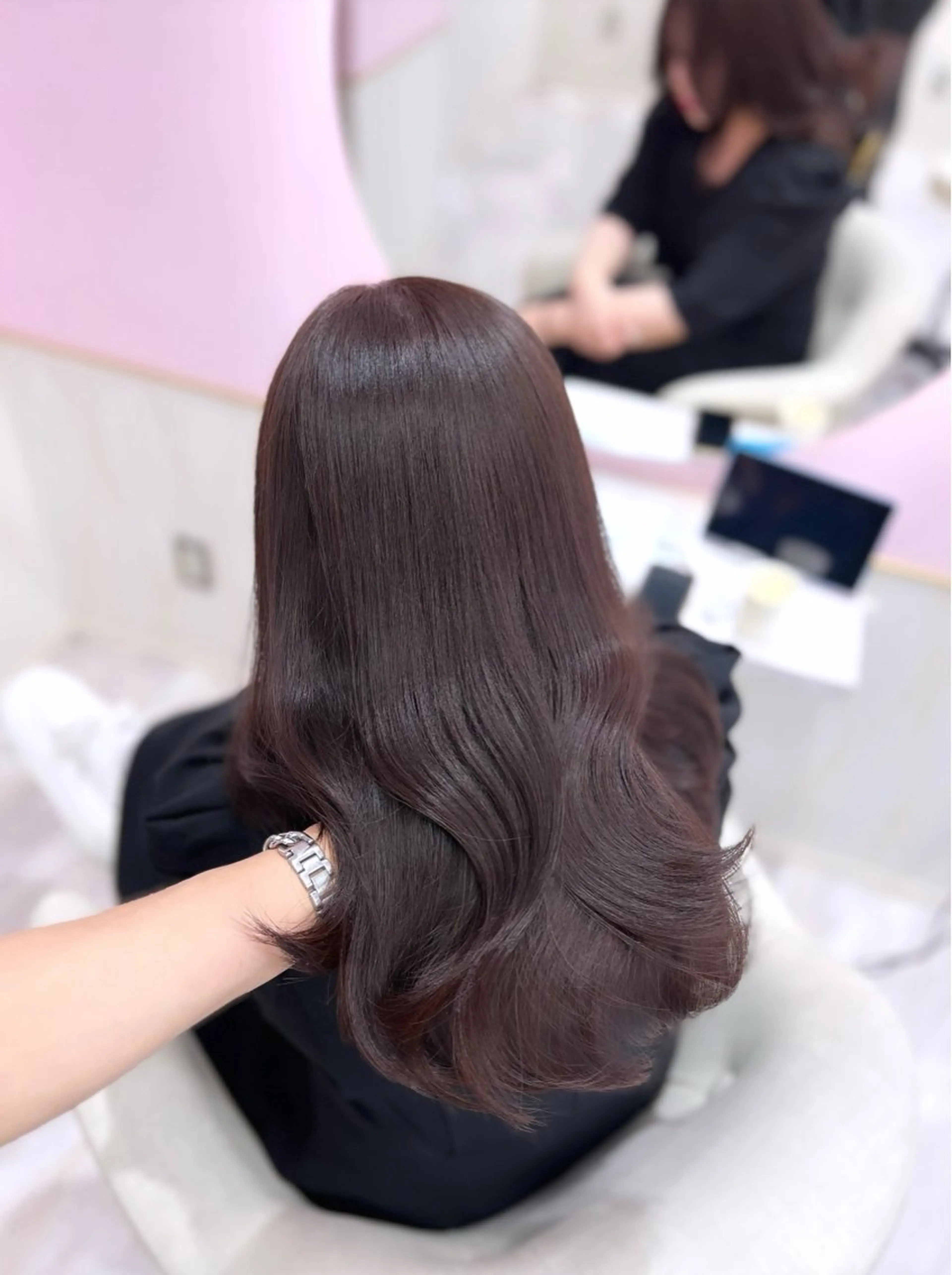 ロング カット ヘアカラー トリートメント 韓国/縮毛矯正/ カンタのヘアスタイル