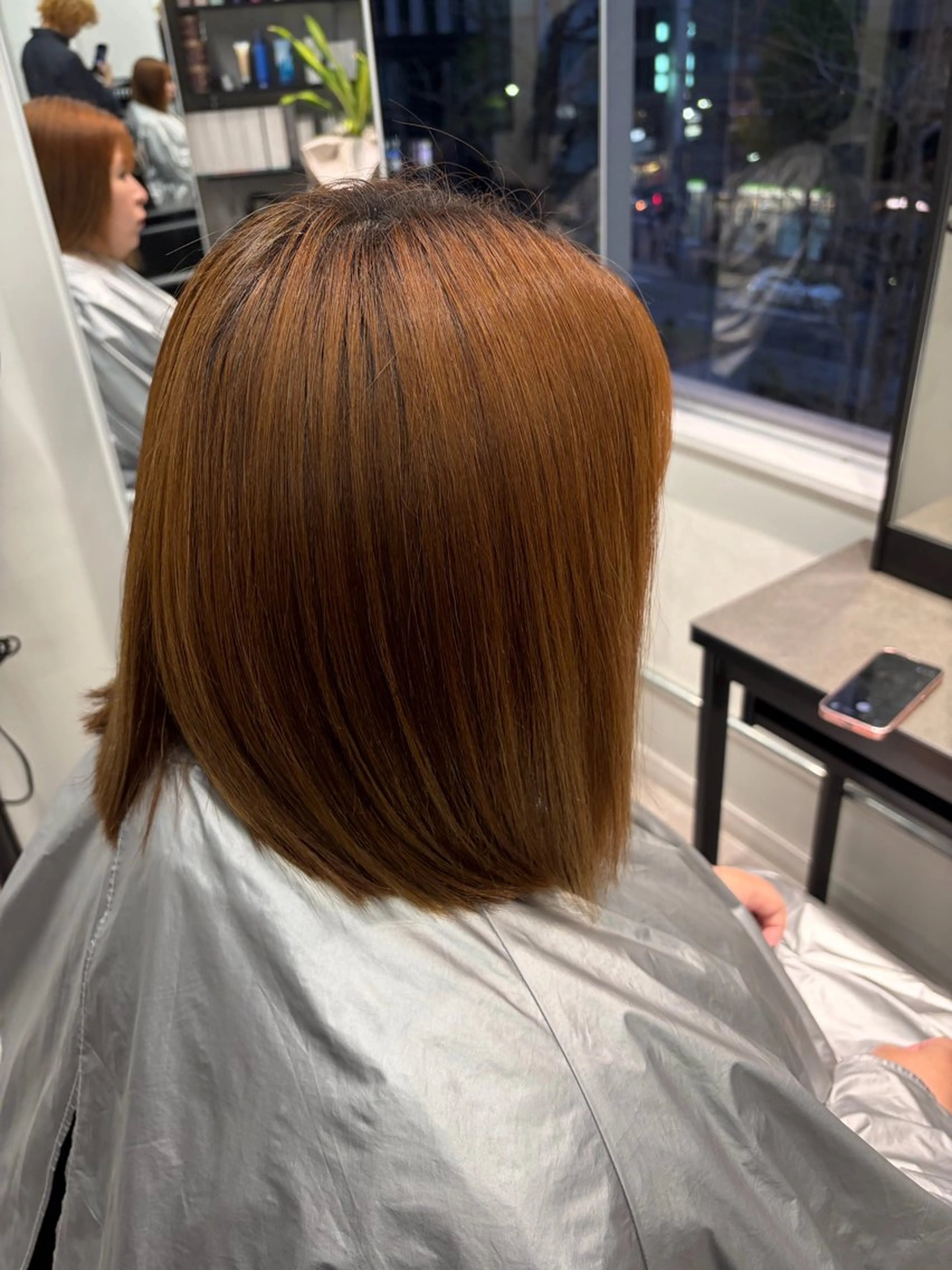 ミディアム 縮毛矯正 トリートメント SOZO Hair Make GINZA所属・👑艶髪/ブリーチ/ 縮毛矯正/パーマ👑のヘアスタイル