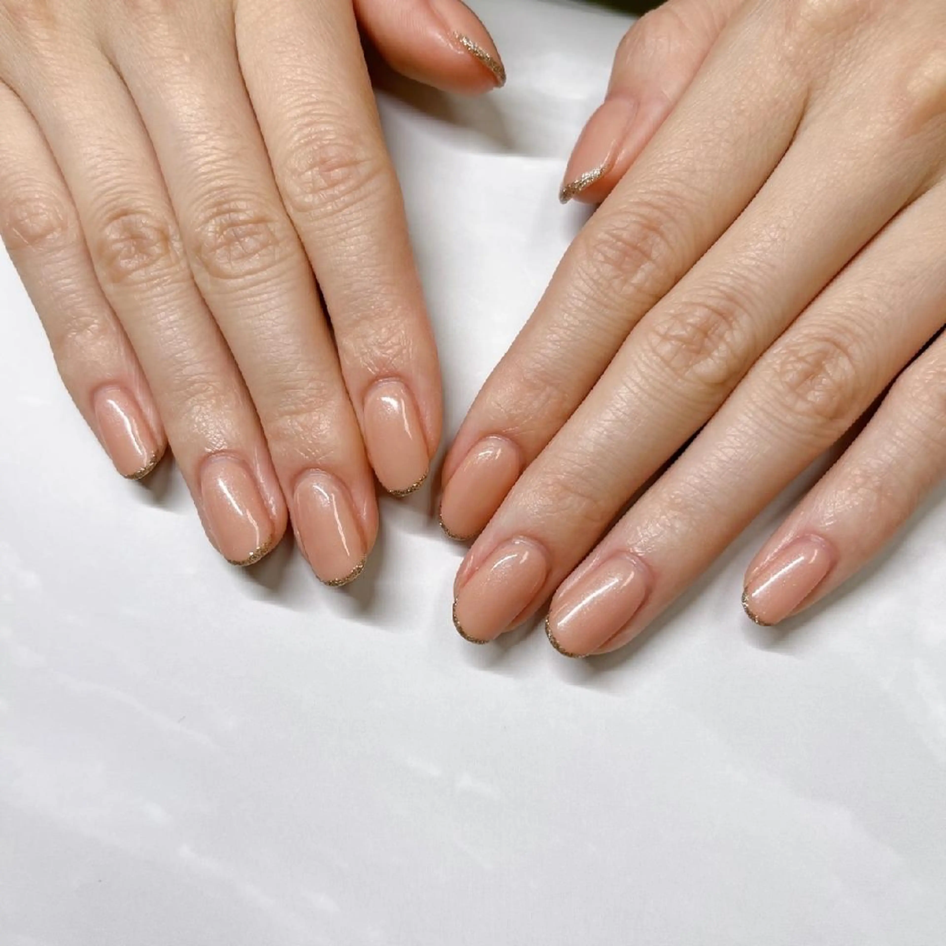 ネイル ラメ(グリッター) ＆robe  mii 🌿のネイルデザイン