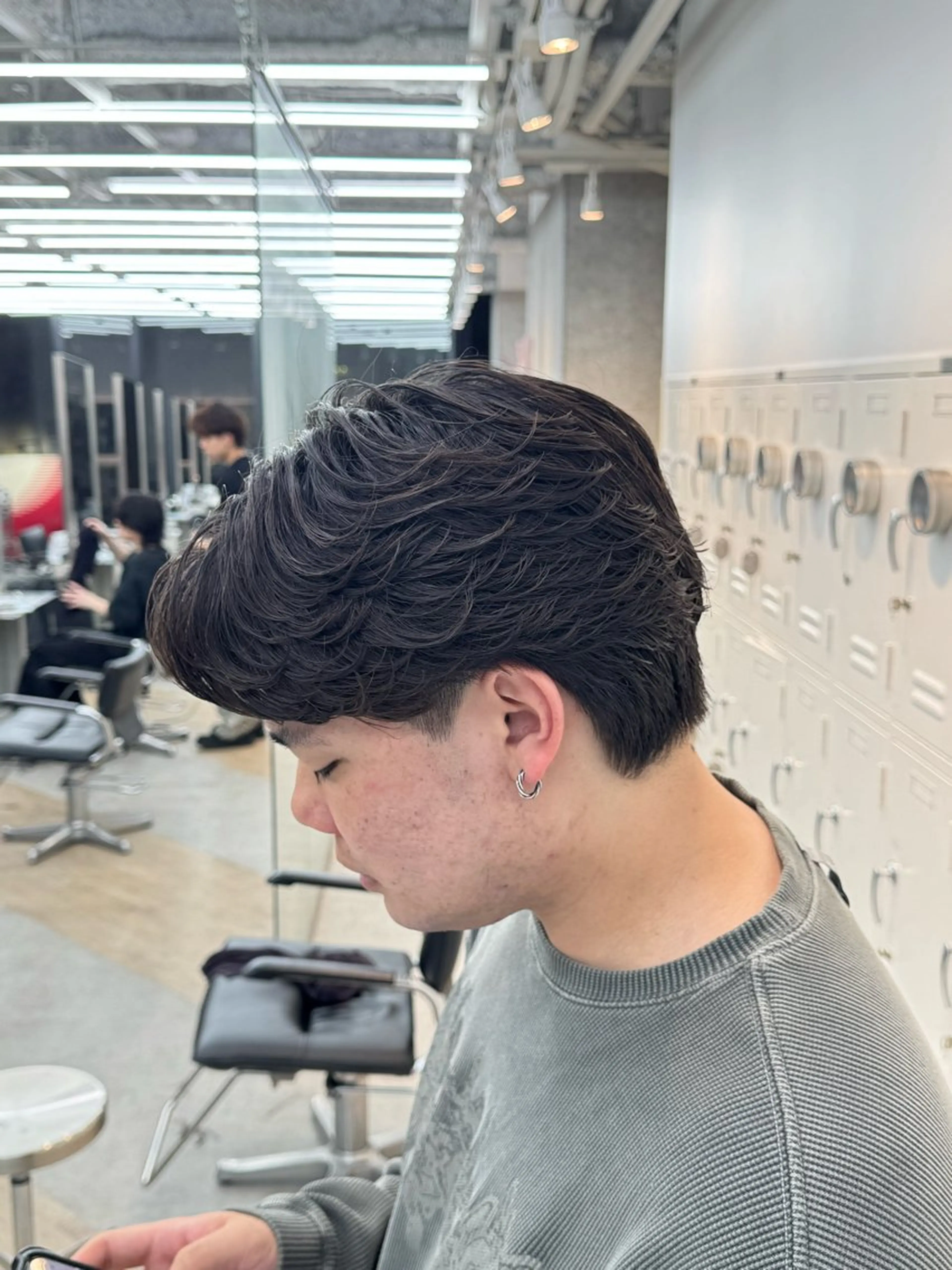 パーマ メンズ カット パーマ ☀️メンズパーマ☀️ /栄/濵﨑新成のヘアスタイル