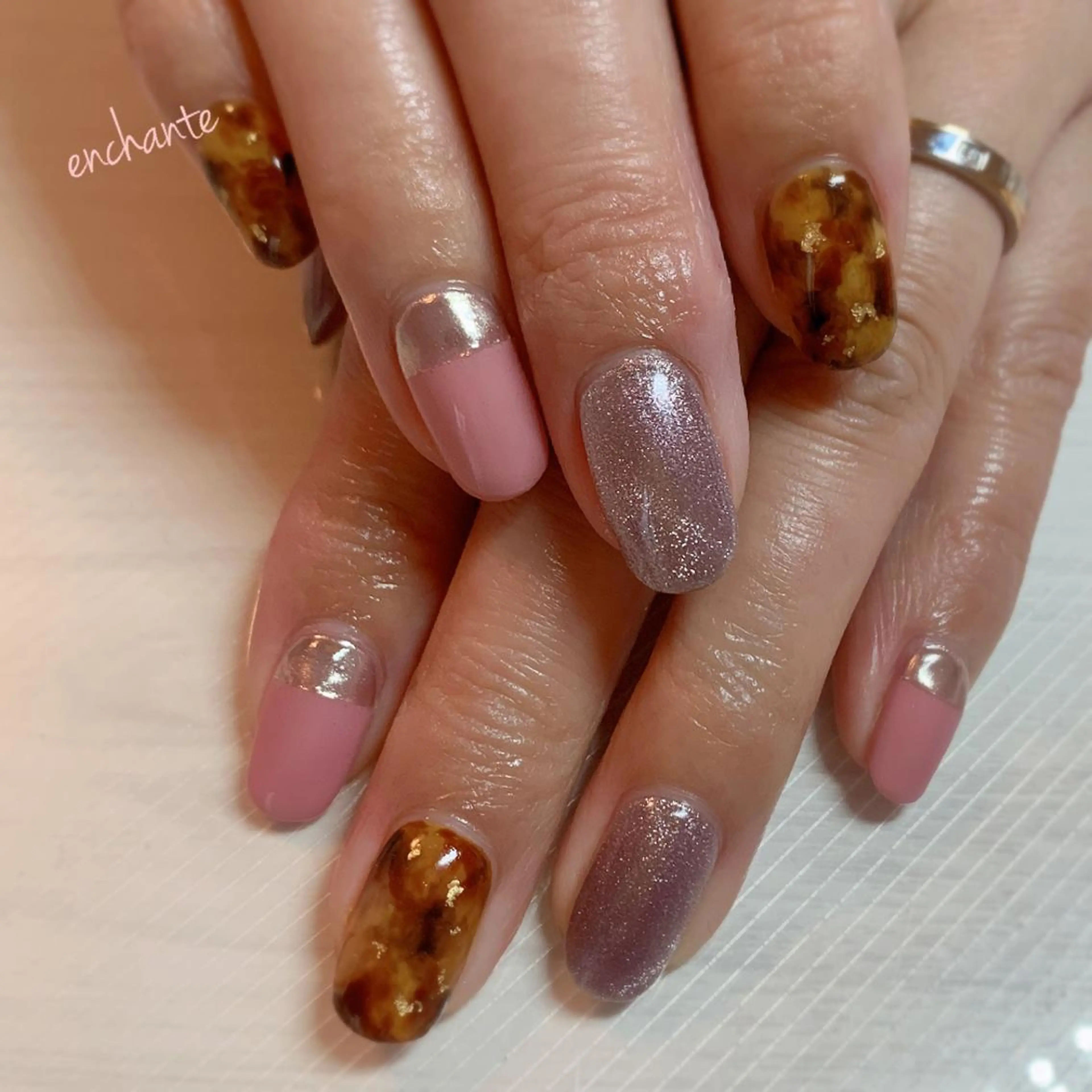 ネイル アンシャンテ所属・enchante 自由が丘のネイルデザイン