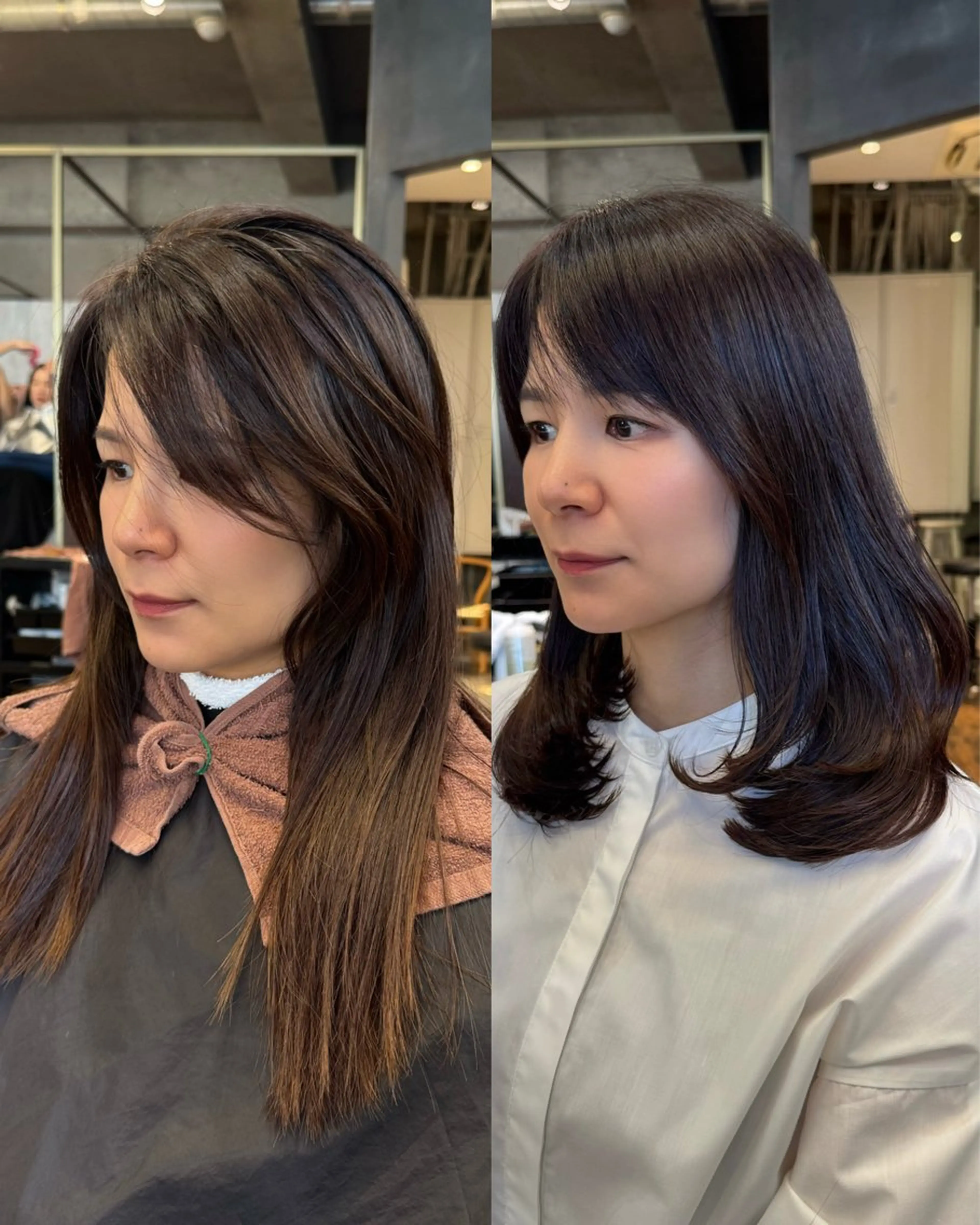 セミロング パーマ 似合わせパーマ カラー/ゼンのヘアスタイル