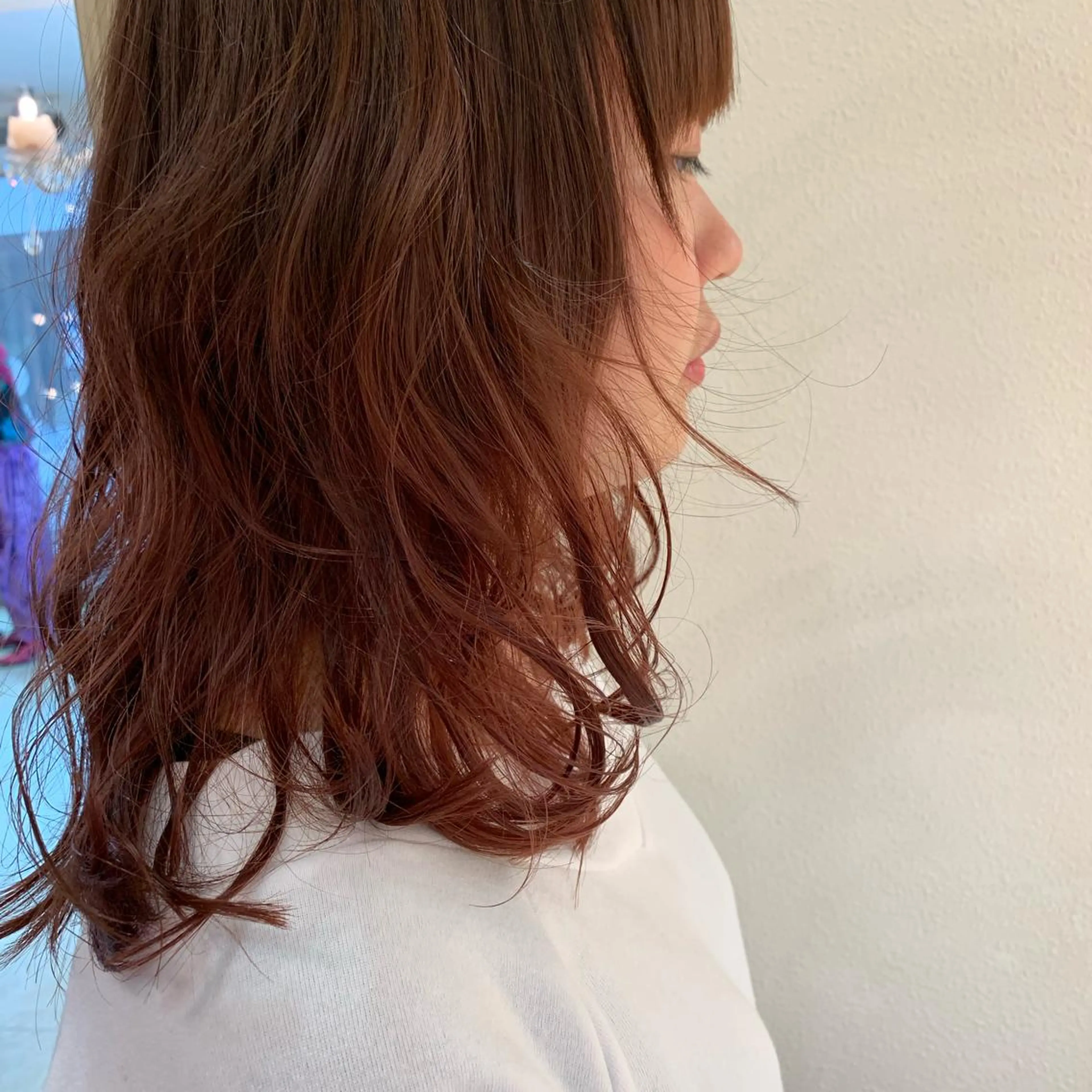 セミロング カット ヘアカラー トリートメント ヘアセット DiMPlE  ディンプル所属・🌸スタイリスト 山浦美恵のヘアスタイル