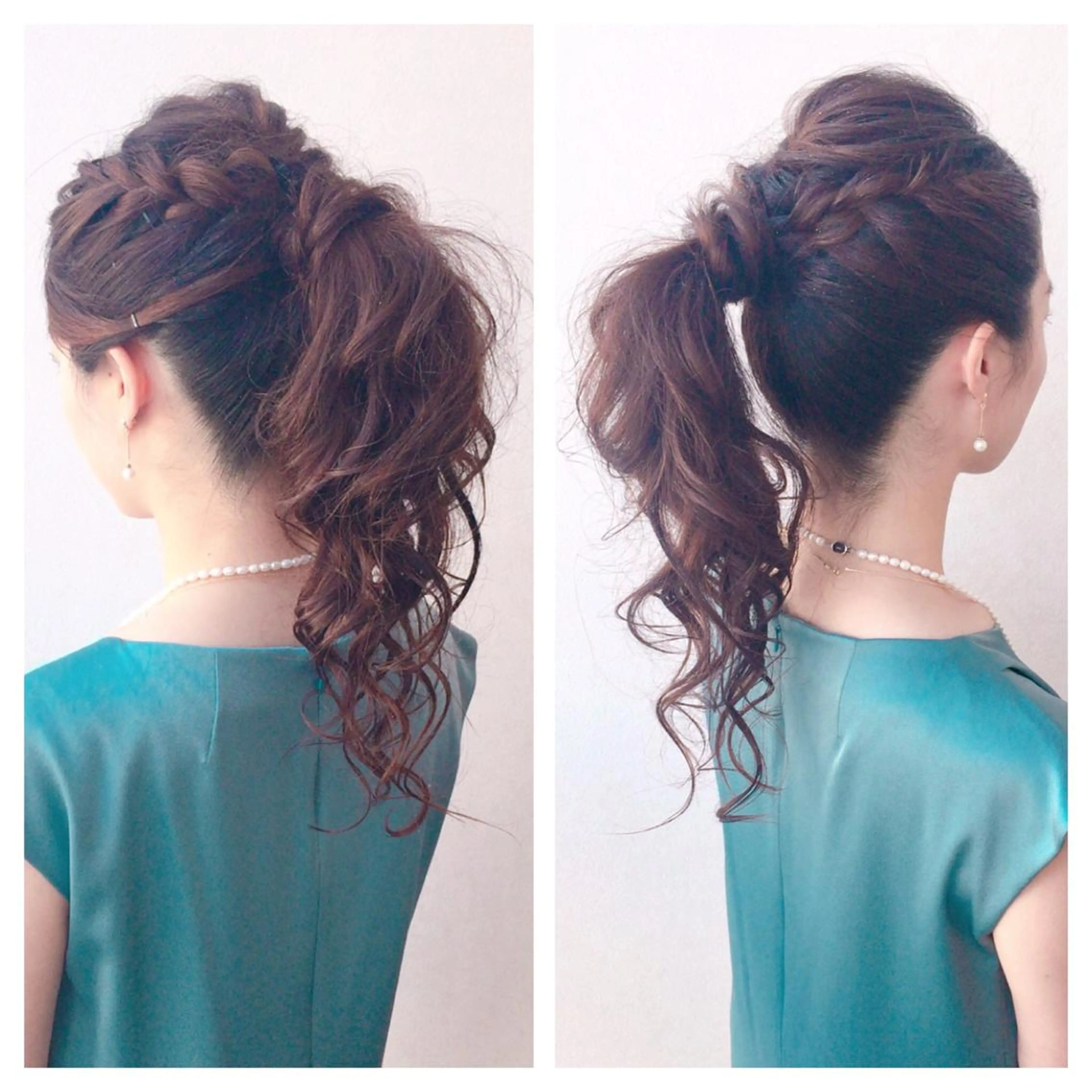 ロング カラー パーマ ヘアアレンジ 透明感♡︎♡︎ 佐々木早苗のヘアスタイル