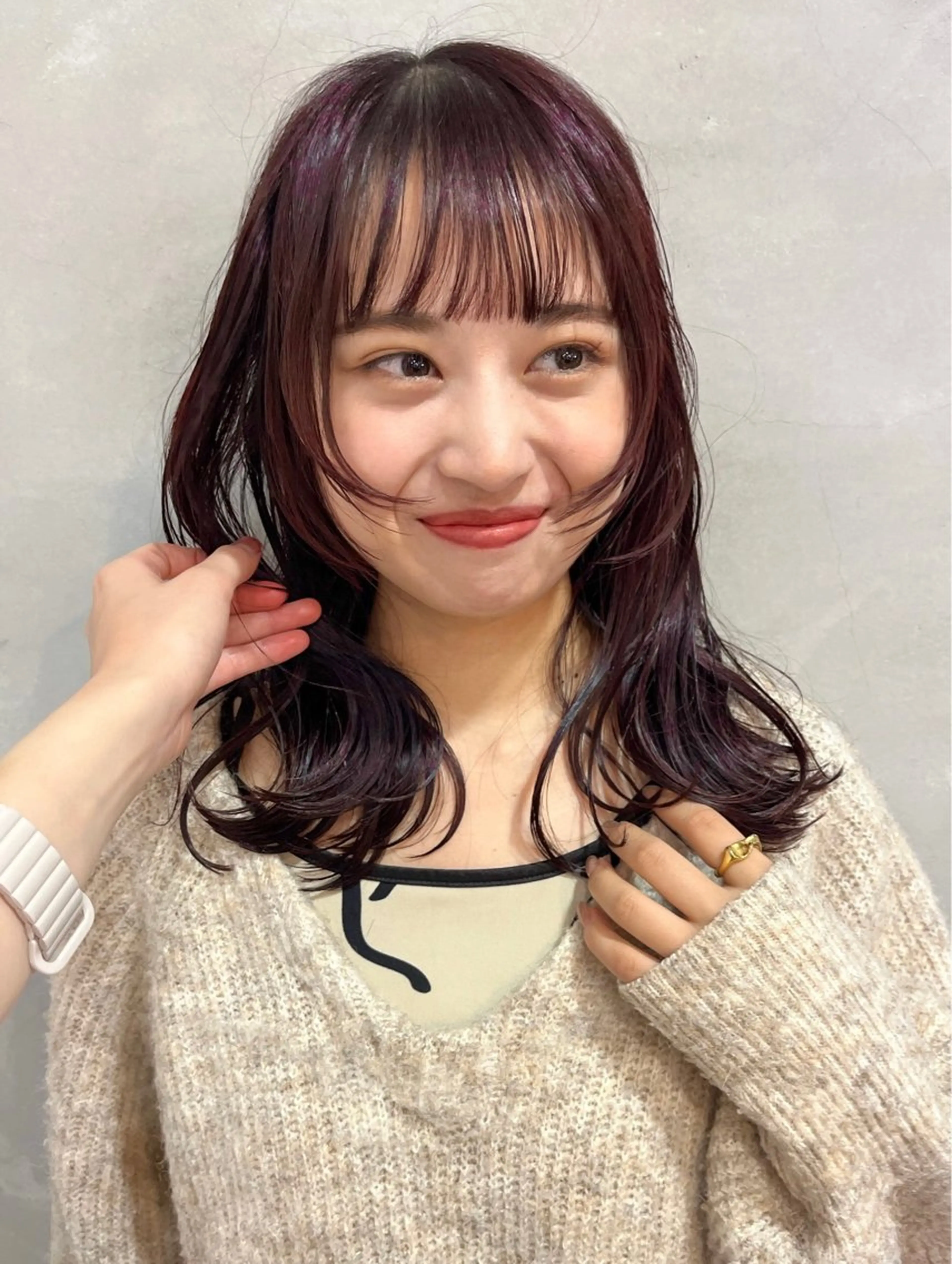 ミディアム Musee plume所属・荻野七菜子 ボブのヘアスタイル