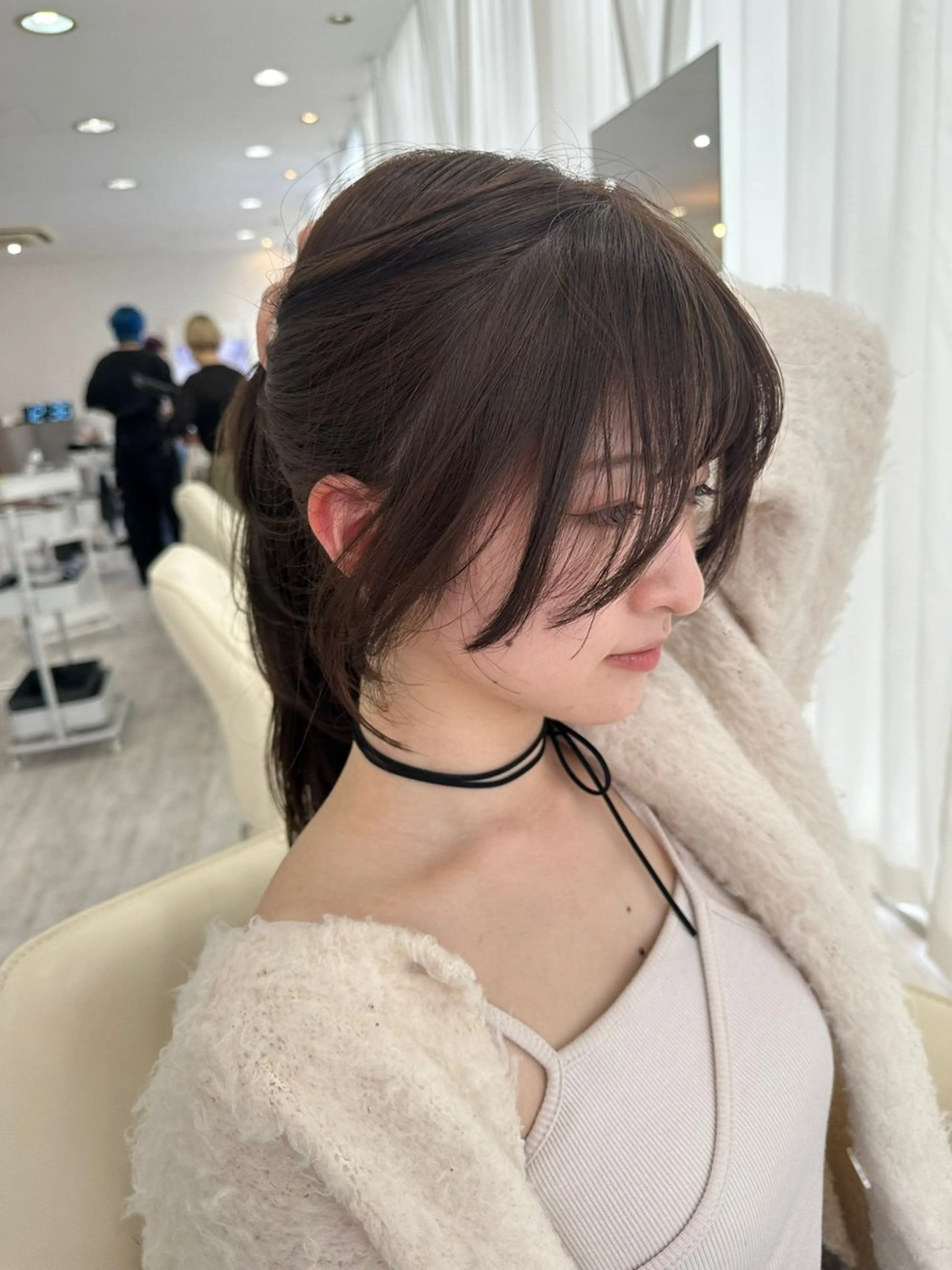 ロング カット ヘアカラー トリートメント ヘアセット 髪質改善🫧美髪矯正 🤍Yuiのヘアスタイル