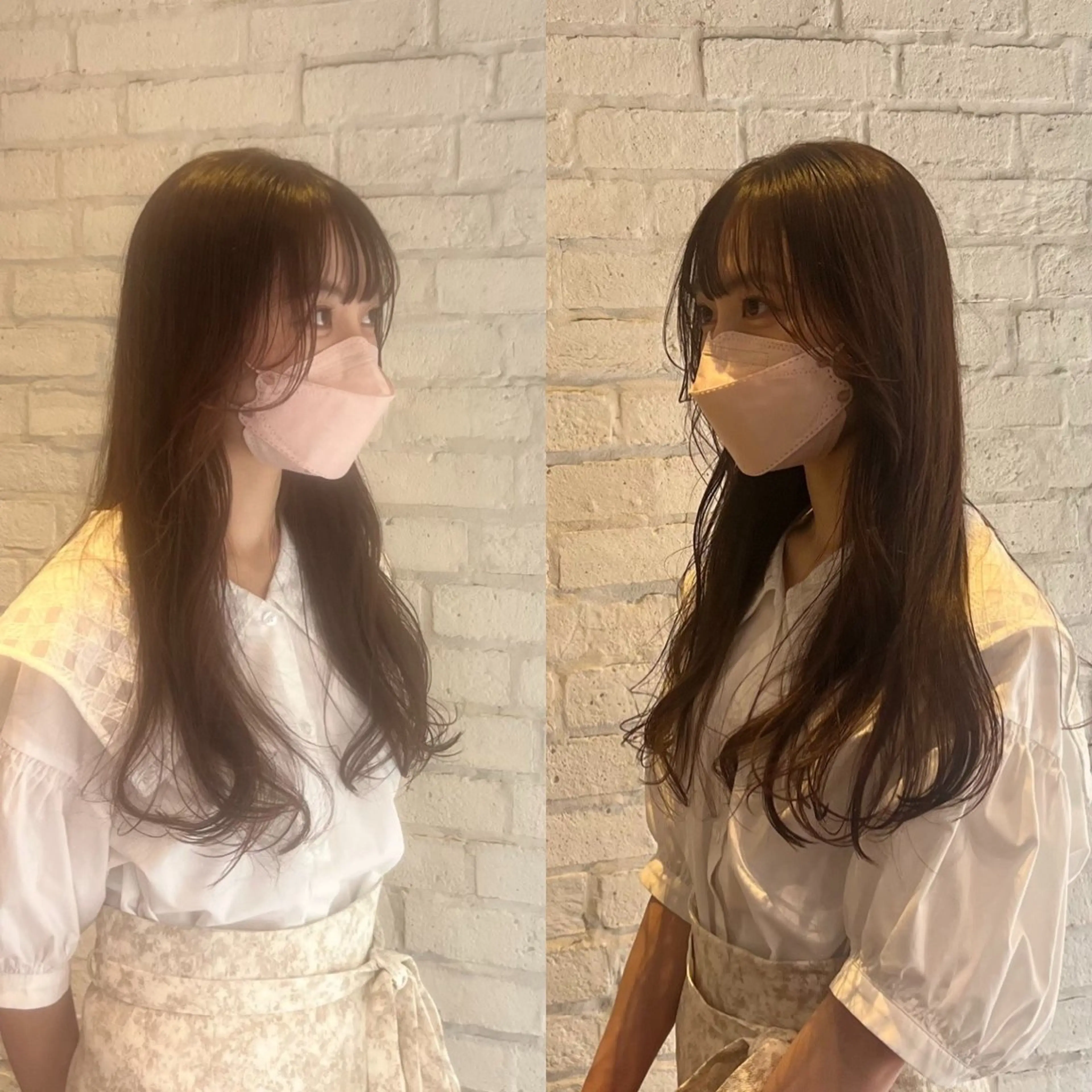 ロング 顔まわりレイヤー 顔周りカット レイヤーカット LOTUS表参道所属・【代表】 🌟MASA🌟美髪のヘアスタイル