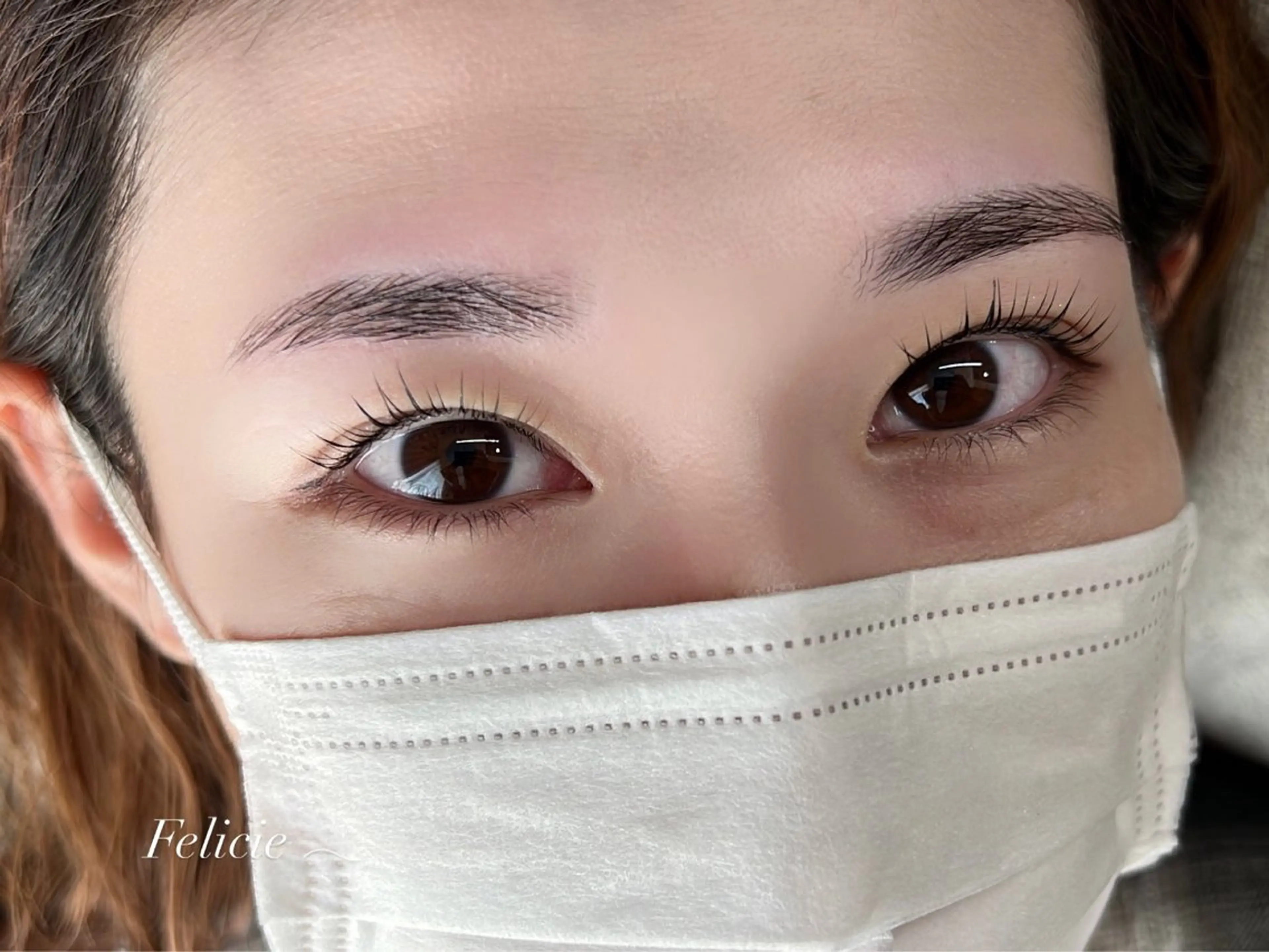 マツエク・マツパ パリジェンヌラッシュリフト ワックス脱毛 眉カット その他(アイブロウ) Felicie＊ Sayakaのマツエク・マツパデザイン