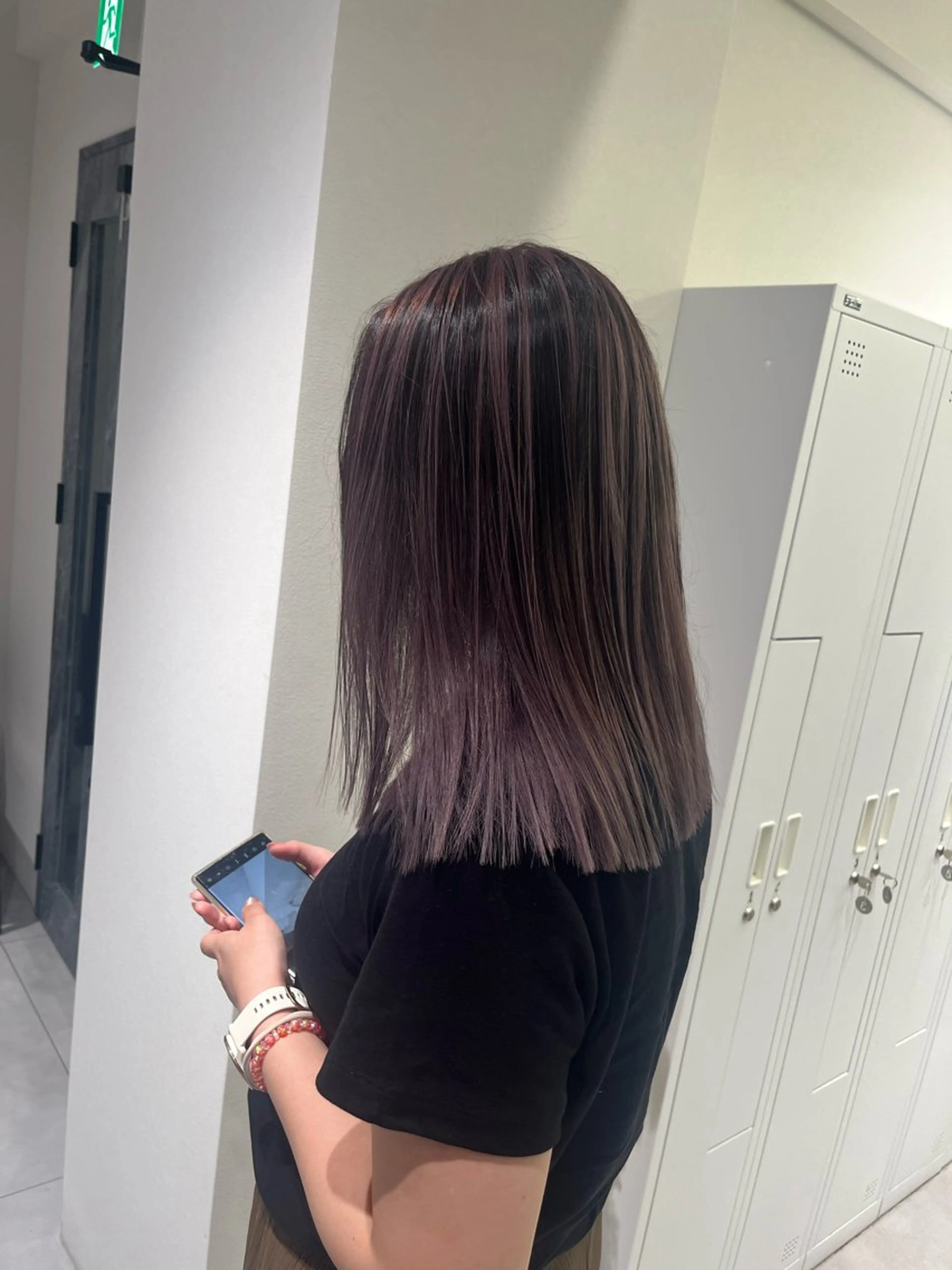 ロング カラー ヘアカラー ケアブリーチ 若杉圭大のヘアスタイル