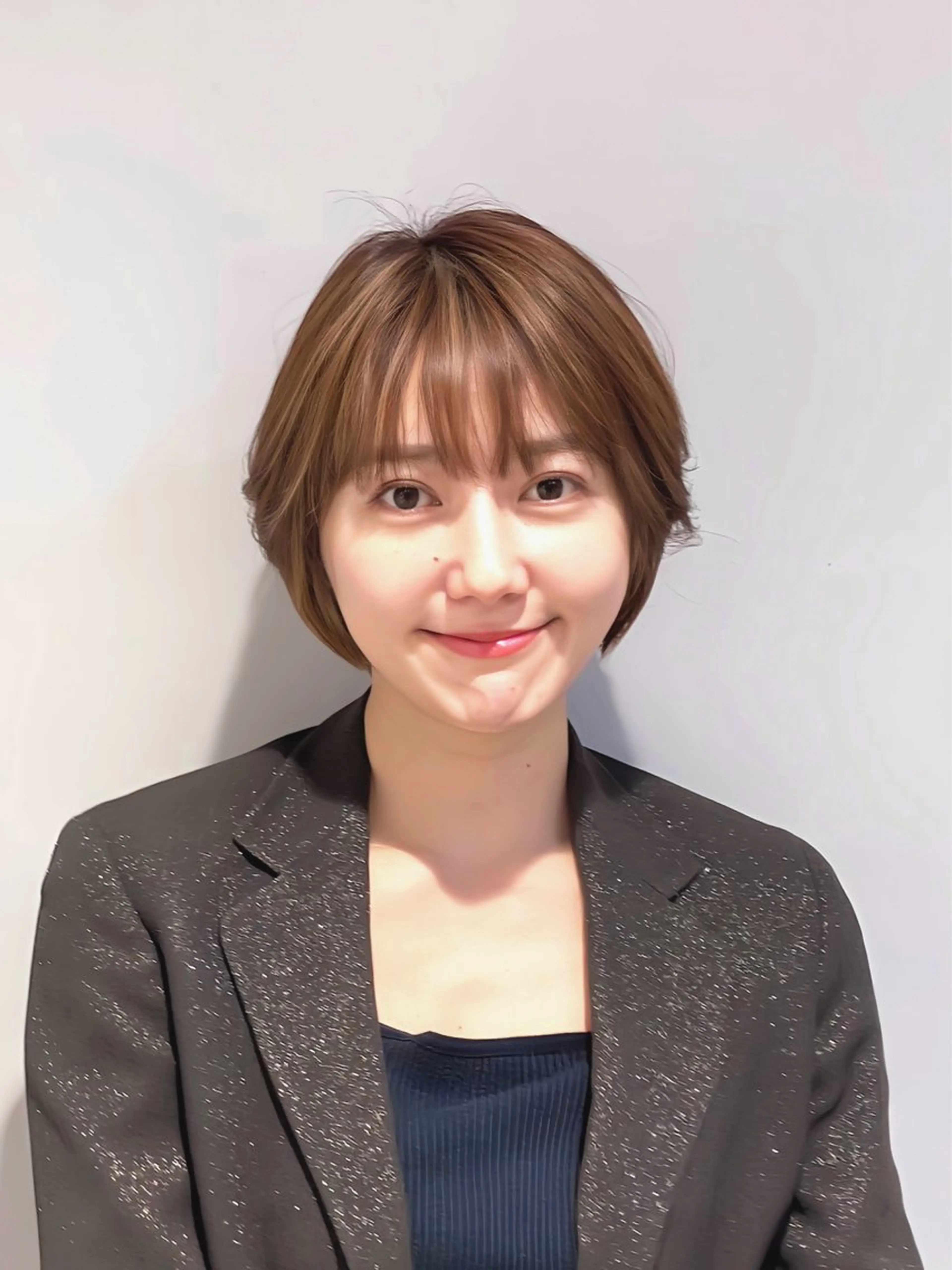 ショート ヘアカラー トリートメント 🫧ゆうき🪽 髪質改善/ハイライトのヘアスタイル