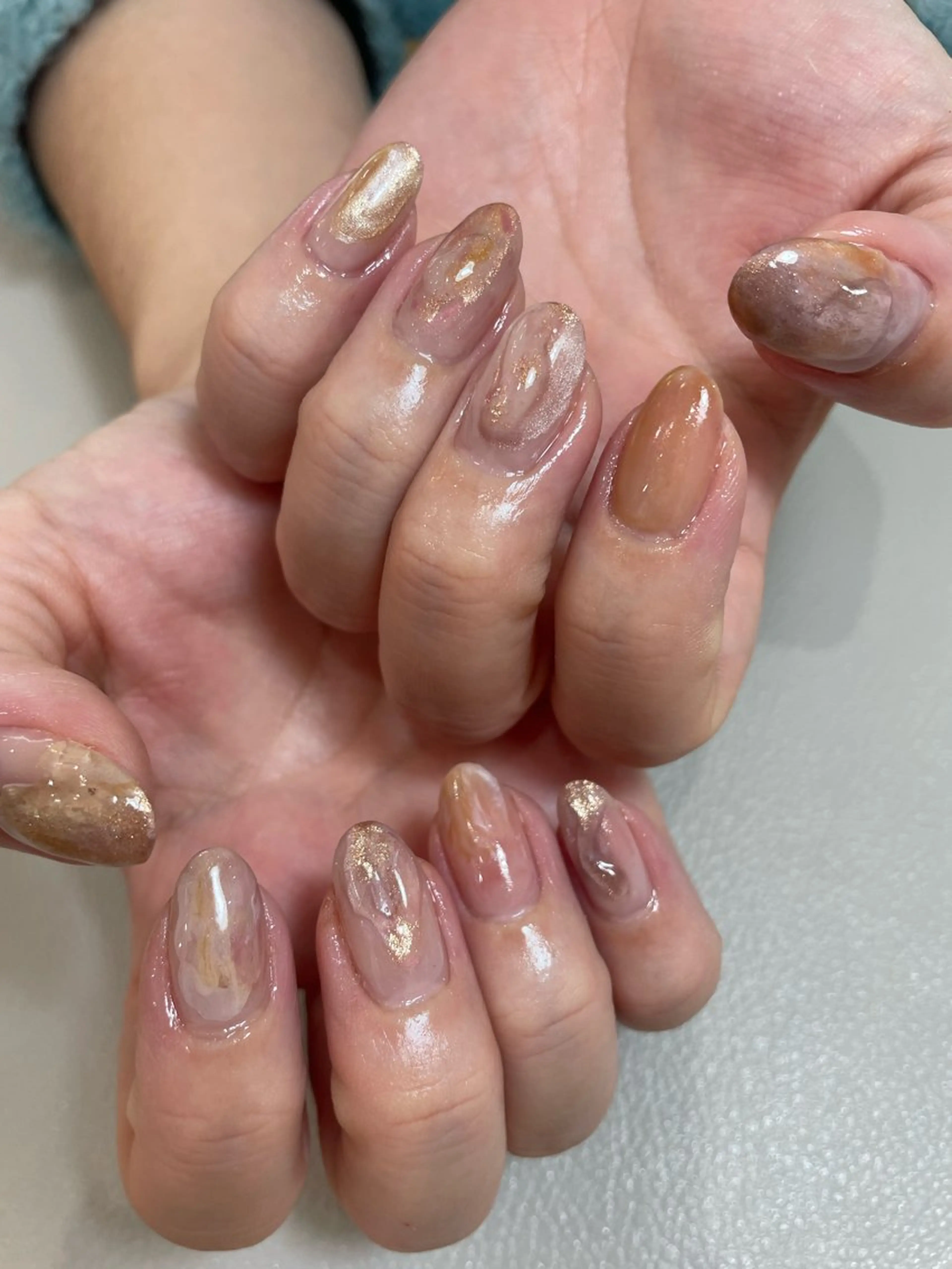 ネイル ニュアンスネイル 【 Lea's 】 kaedeのネイルデザイン