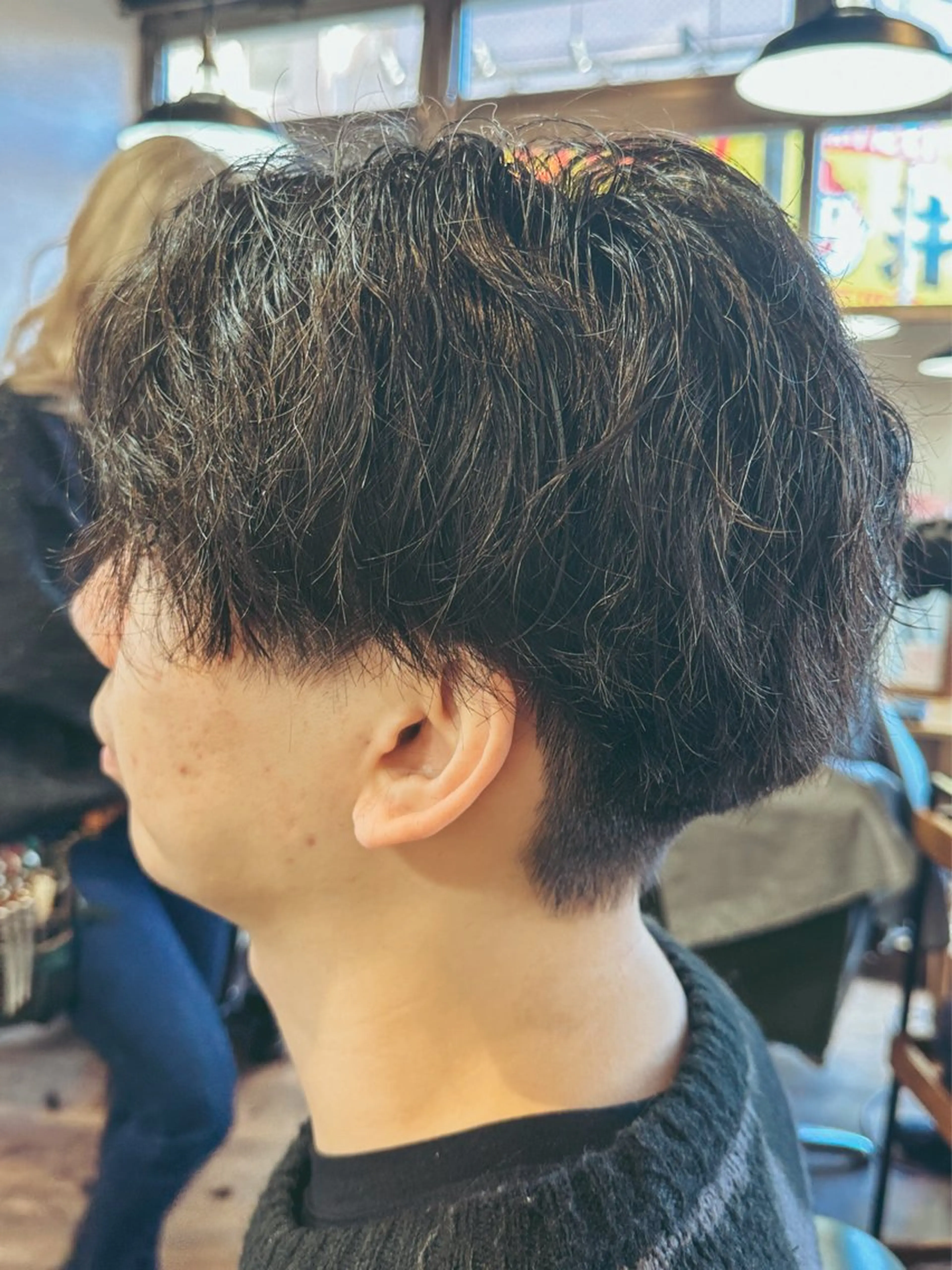 メンズ メンズパーマ 刈り上げ Chic押上🩵 misakiのヘアスタイル