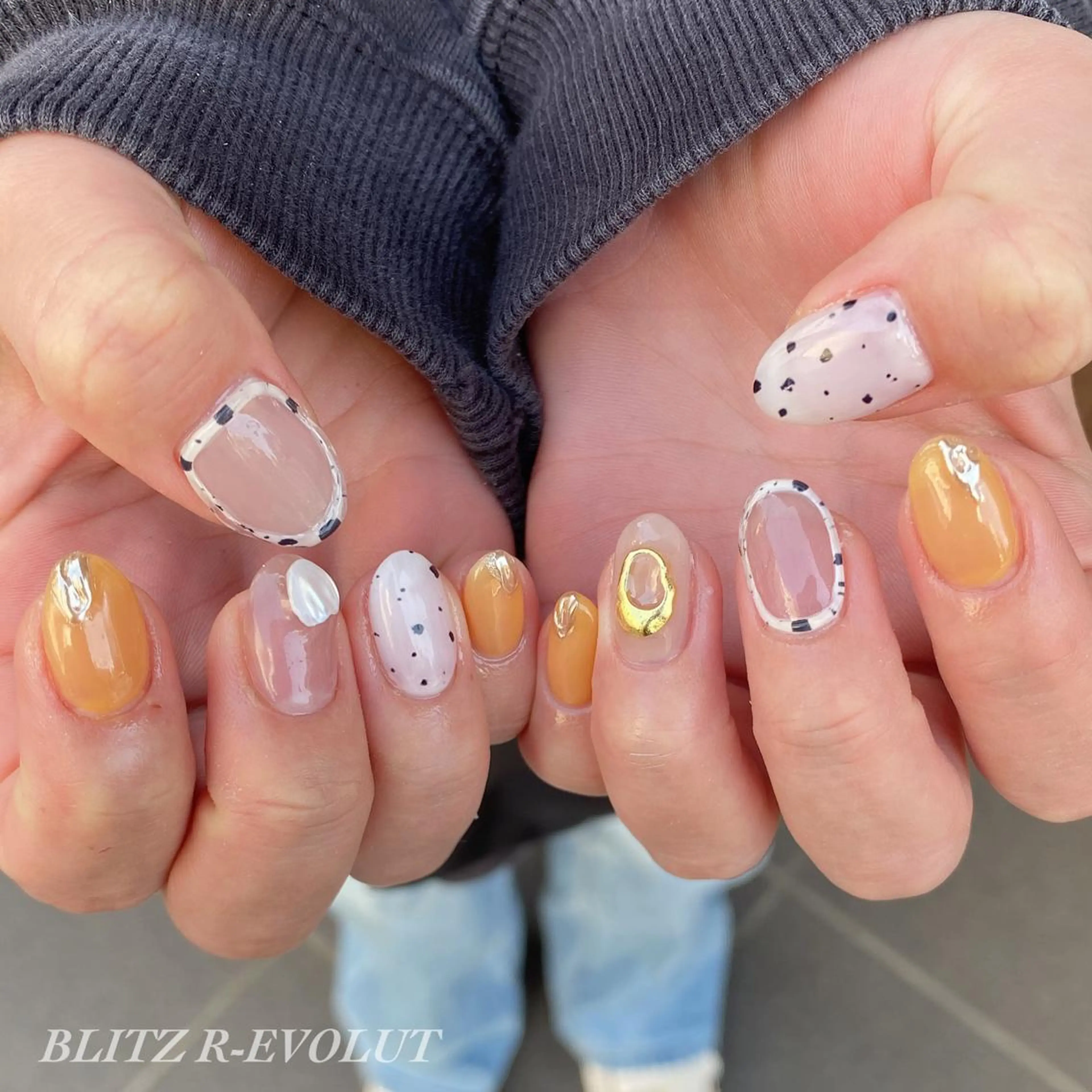 ネイル ハンドネイル ☁️BLITZ 🎀笠原雪音🎀のネイルデザイン