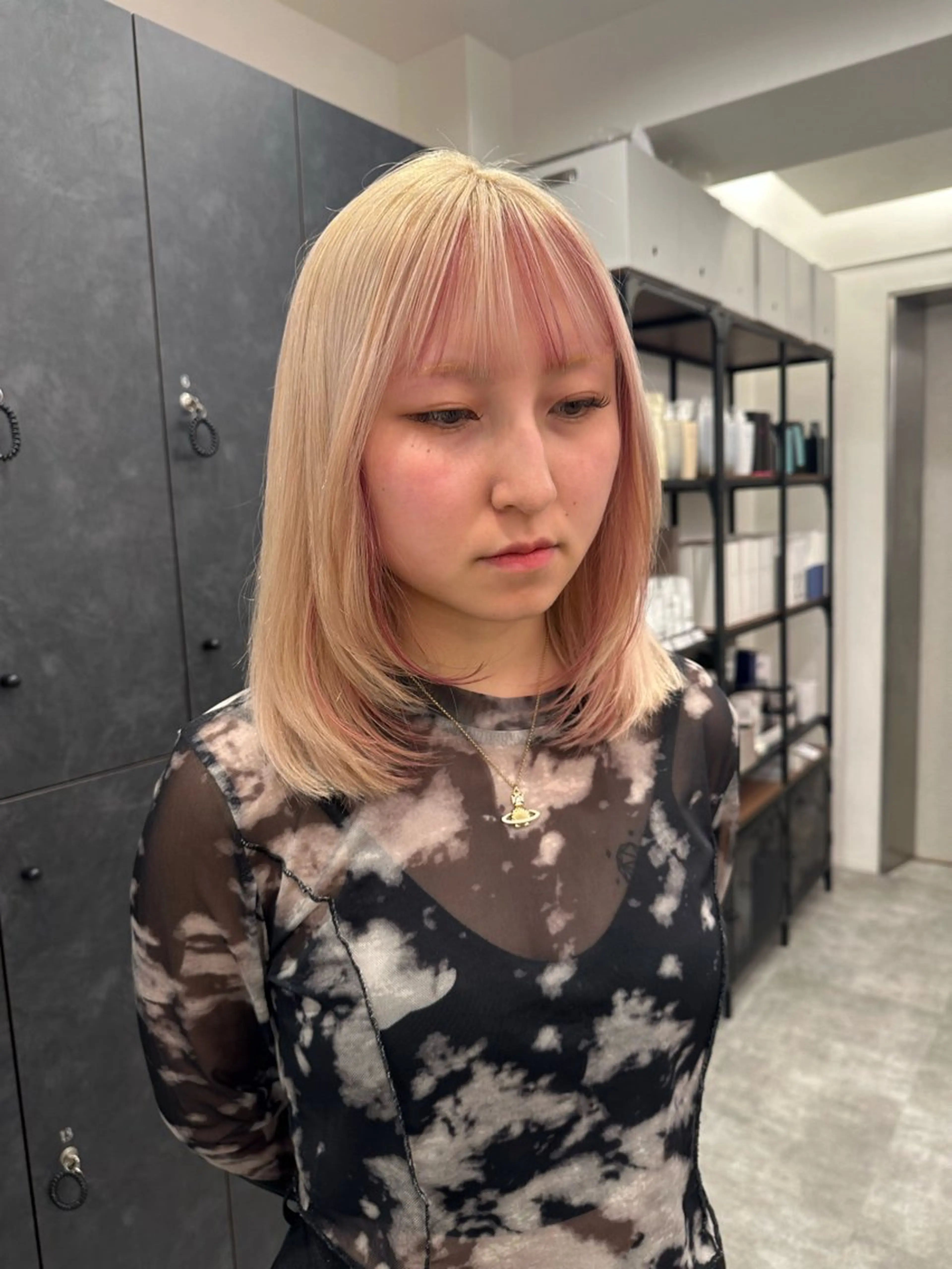 ミディアム カラー 銀座/ヘアセット シマムラ ミホのヘアスタイル