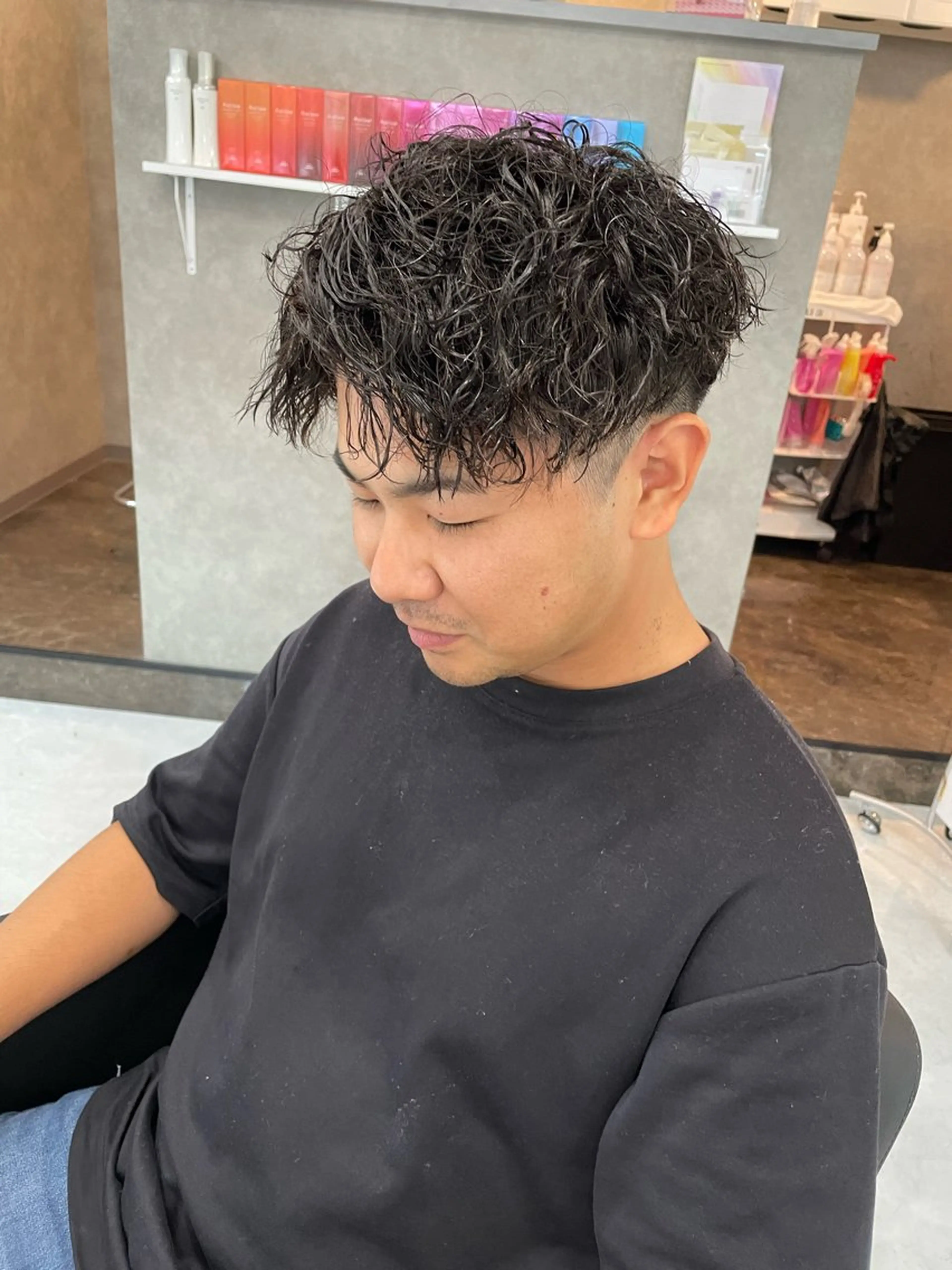 【お洒落メンズカット＋パーマ】の写真