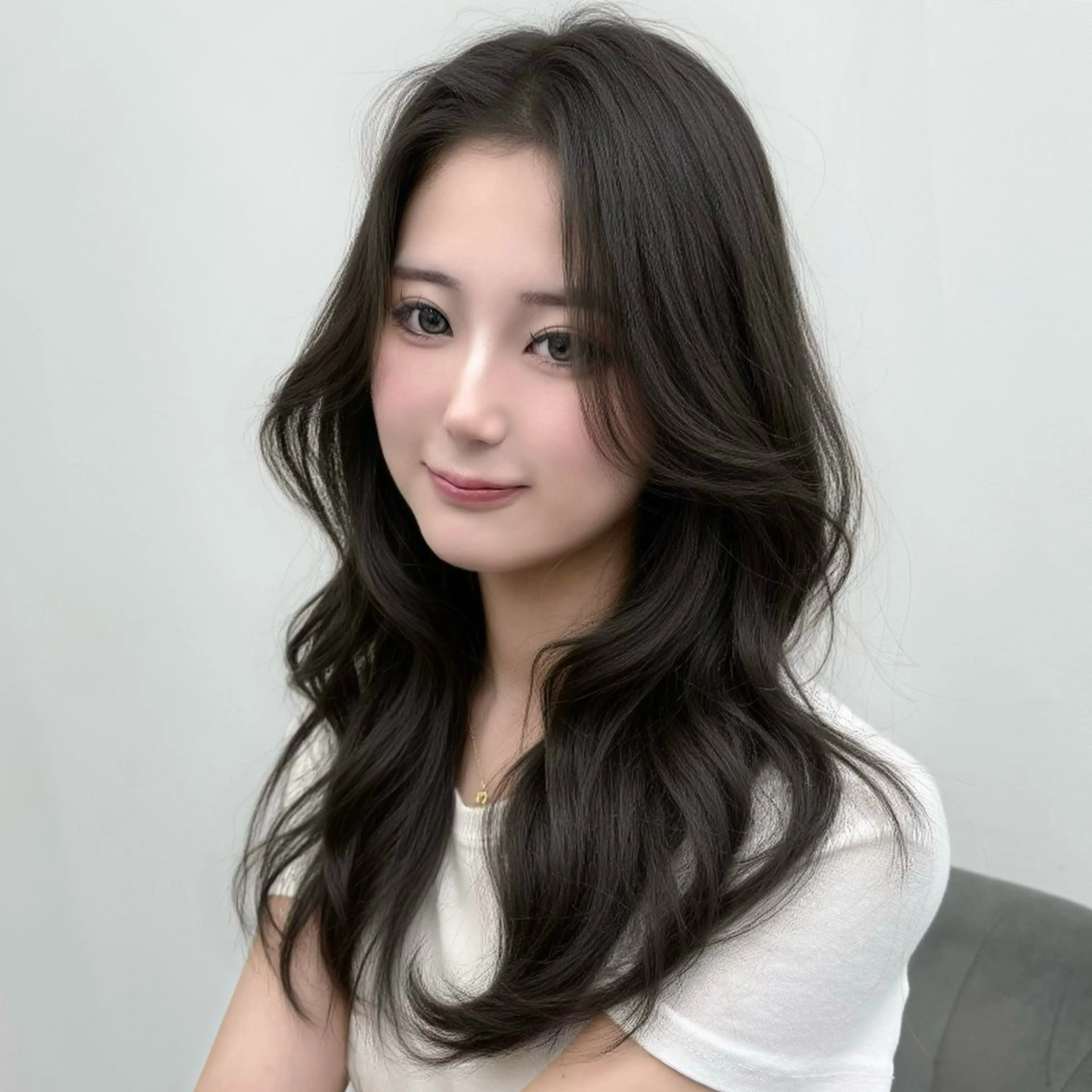 ロング カラー くびれヘア 髪質改善 韓国風ヘア レイヤーカット 似合わせカット カット ヘアカラー トリートメント 韓国ヘア🇰🇷× 髪質改善🫧テルのヘアスタイル